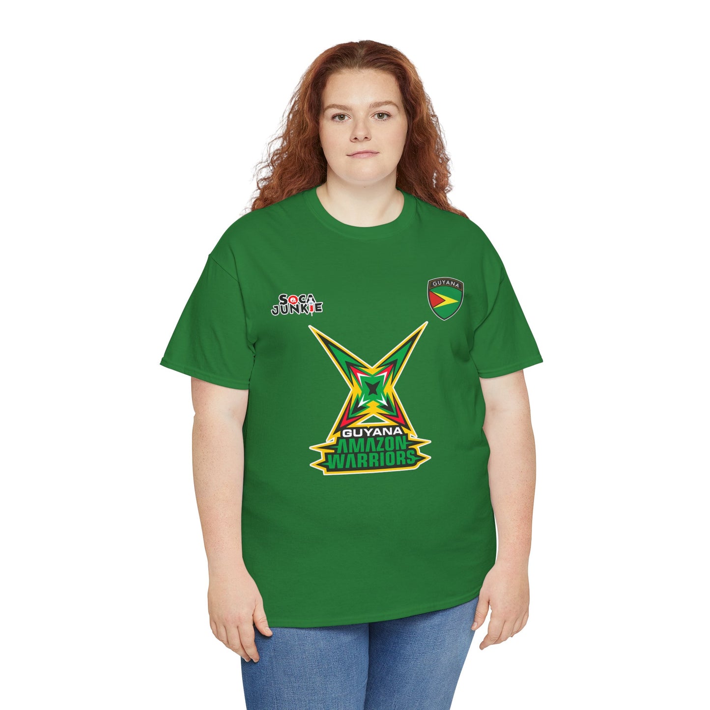 Guyana Amazon Warriors CPL Shirt Official Cricket Shirt by Soca Junkie | Guyana Amazon Warriors Fan Gear | Comfortable Sportswear