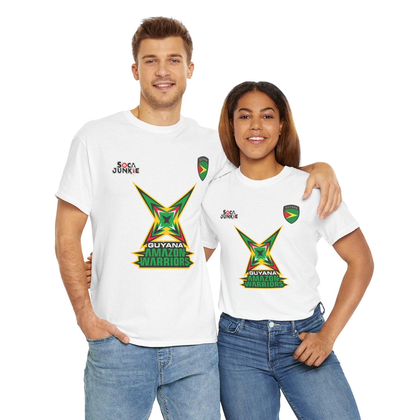 Guyana Amazon Warriors CPL Shirt Official Cricket Shirt by Soca Junkie | Guyana Amazon Warriors Fan Gear | Comfortable Sportswear