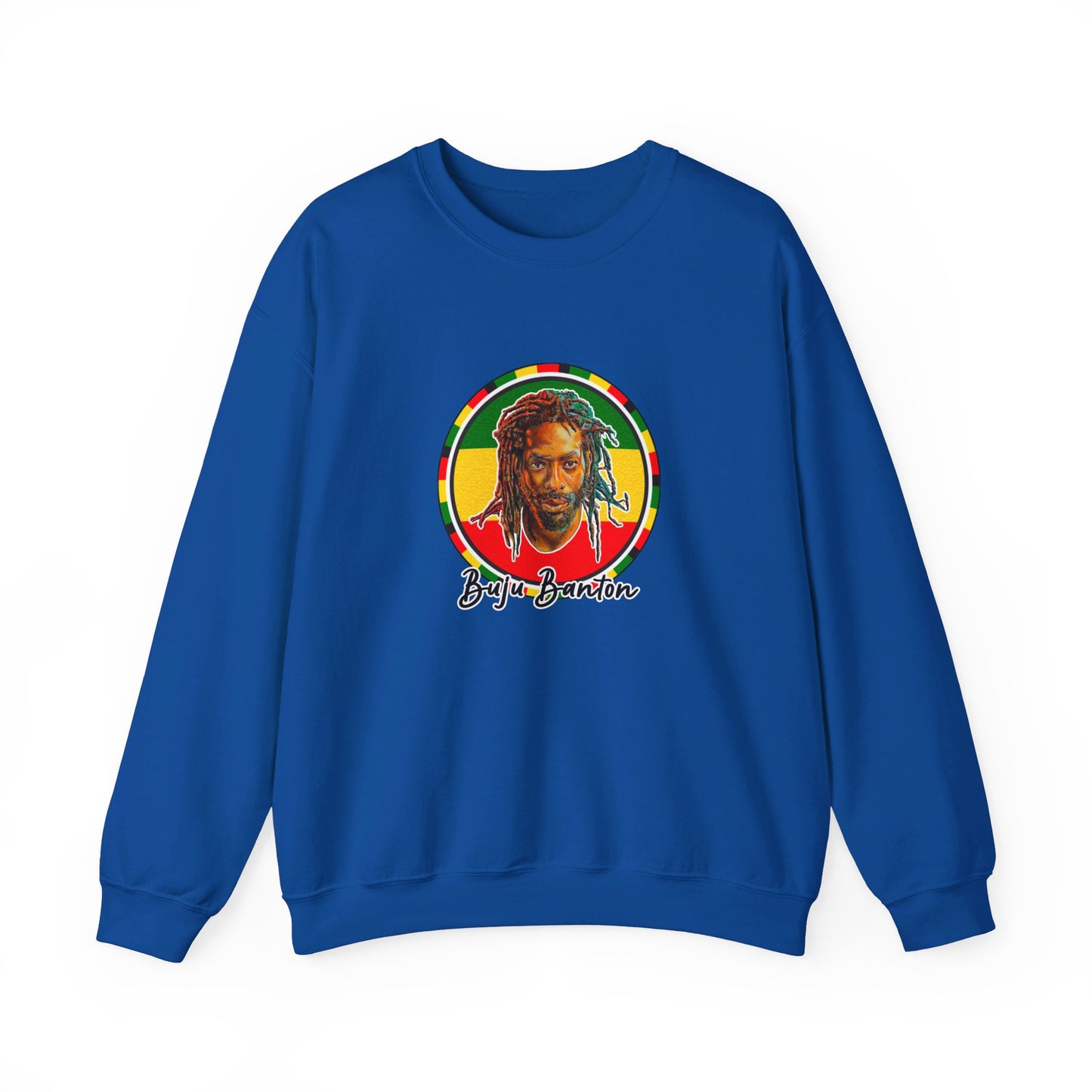 Buju Banton Iconic Sweatshirt - Premium Reggae Merch | Limited Edition Reggae Dancehall Sweater | Buju Old School Dub