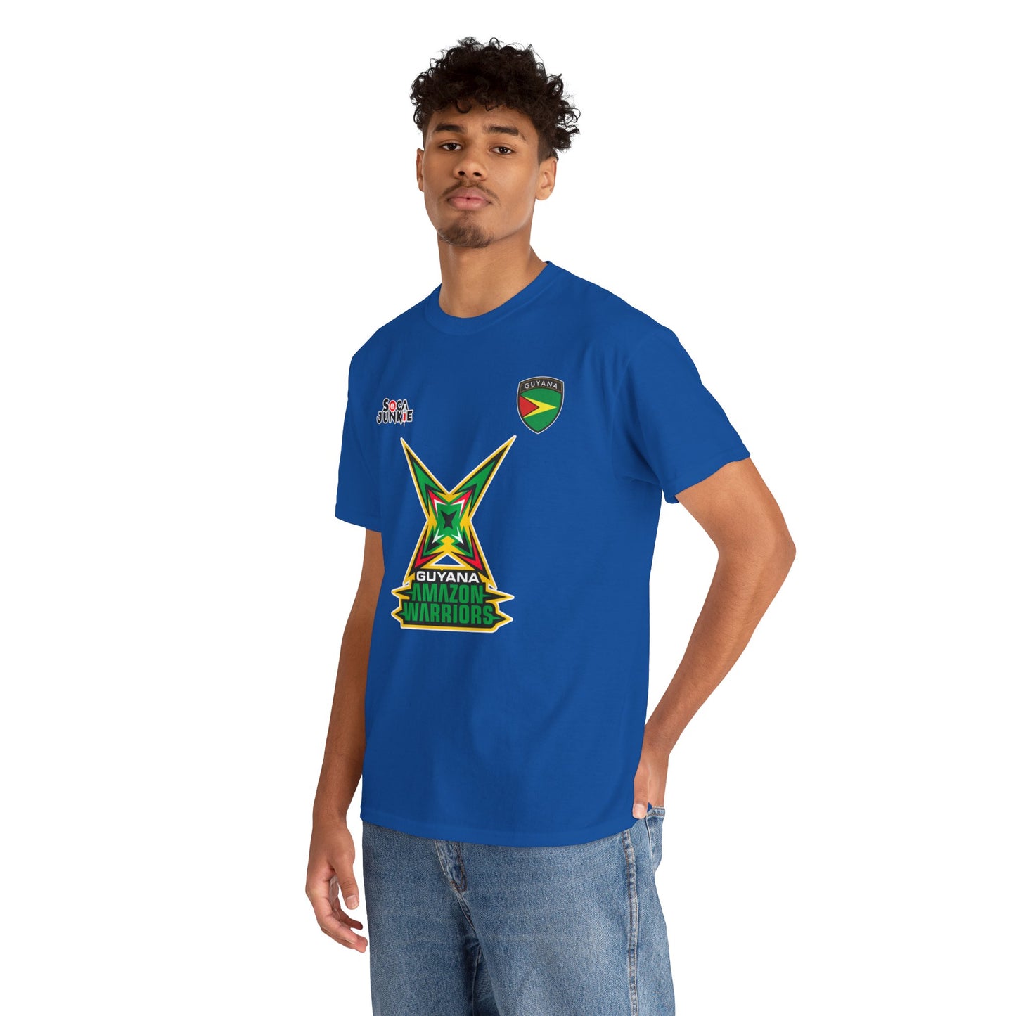 Guyana Amazon Warriors CPL Shirt Official Cricket Shirt by Soca Junkie | Guyana Amazon Warriors Fan Gear | Comfortable Sportswear