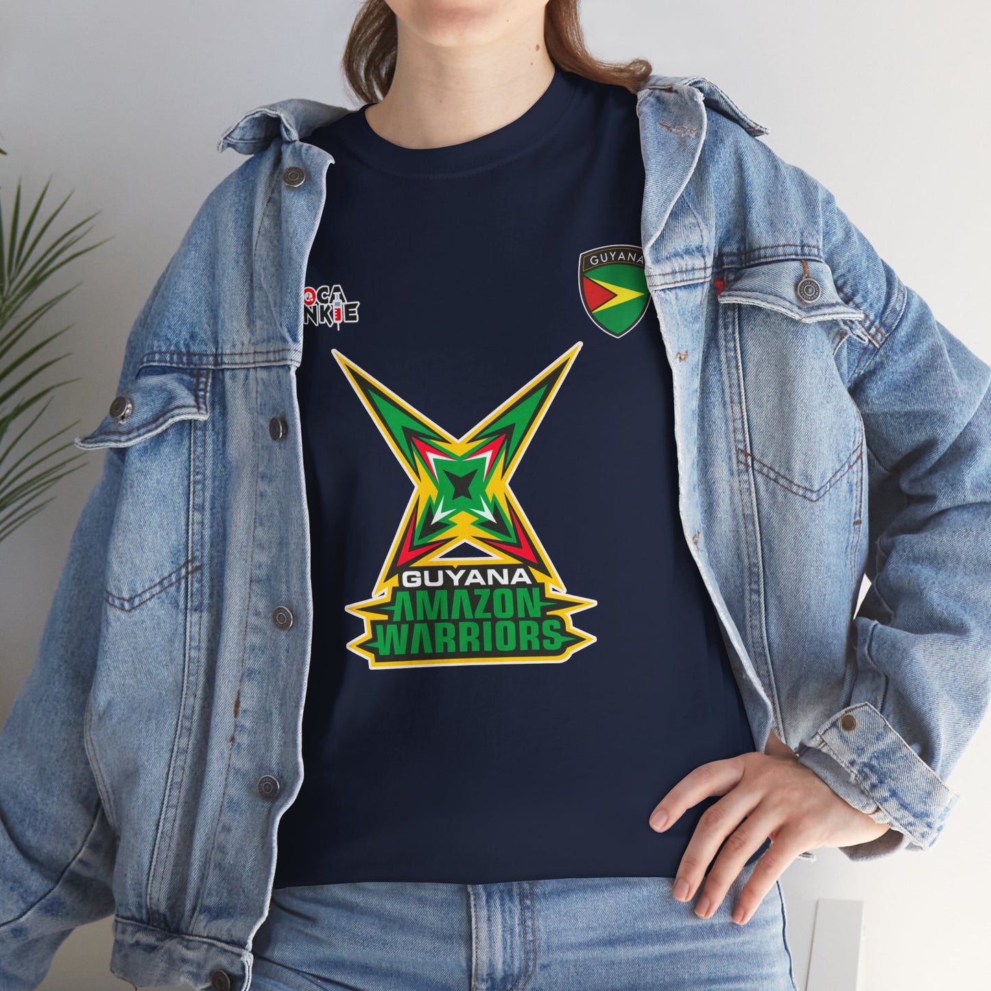 Guyana Amazon Warriors CPL Shirt  Official Cricket Shirt by Soca Junkie | Guyana Amazon Warriors Fan Gear | Comfortable Sportswear