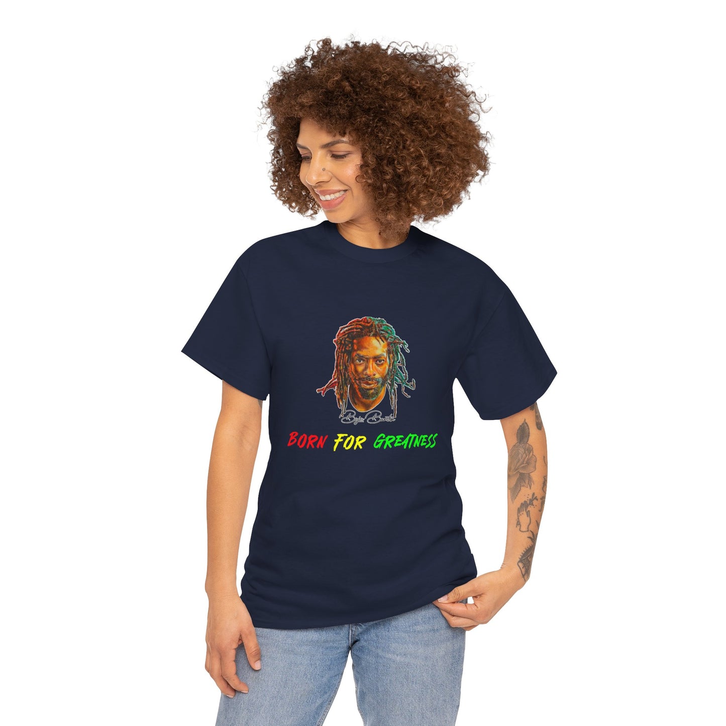 Buju Banton "Born for Greatness" Shirt , Celebrate Reggae Legend with Iconic Apparel , Reggae Music Icon