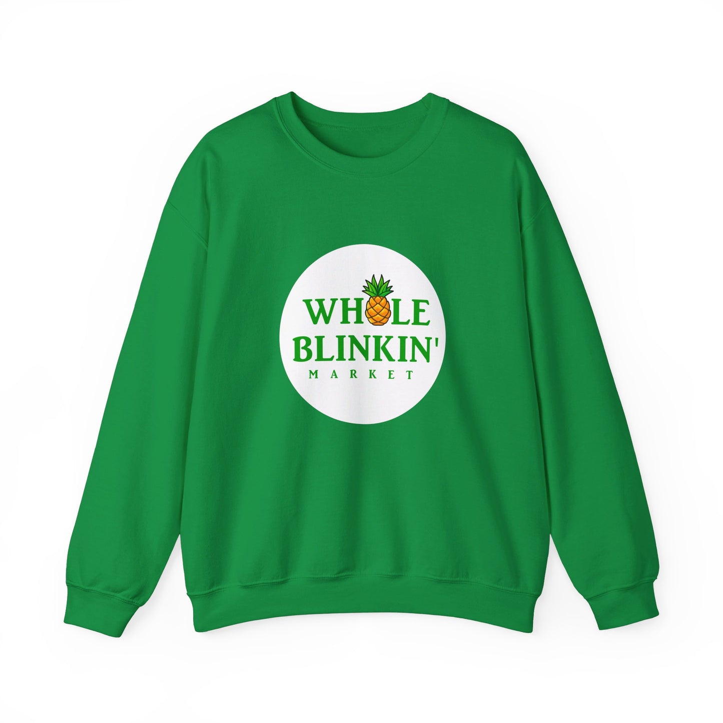 The Whole Blinkin Market Sweatshirt, Perfect for Shoppers with Style , Crewneck Sweatshirt, Nadia Batson, Caribbean West Indian Shirt