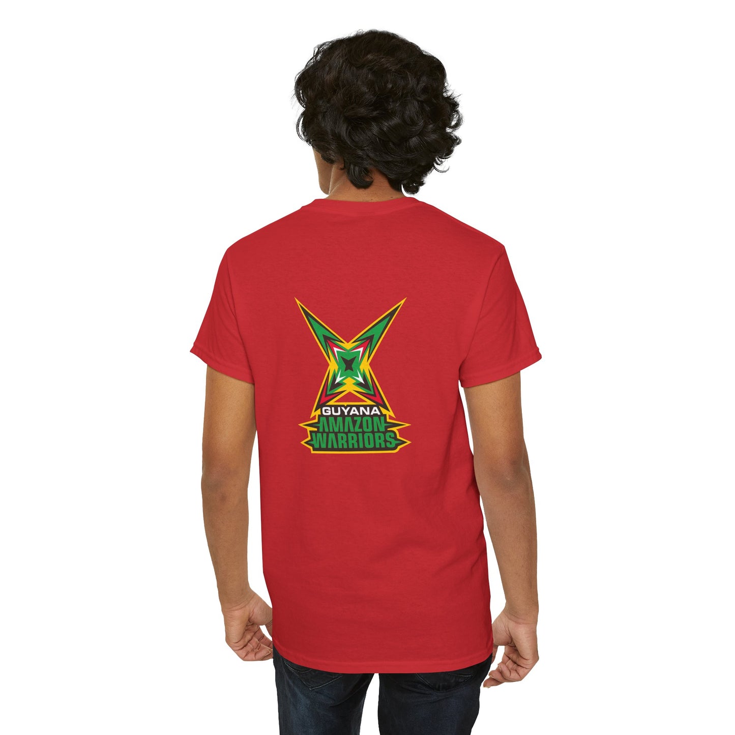 Guyana Amazon Warriors T-Shirt, Double Sided Print CPL Shirt, Cricket Sports Fan Gear , Unisex CPL Cricket Tee, Guyana Cricket, Rush Ship Available