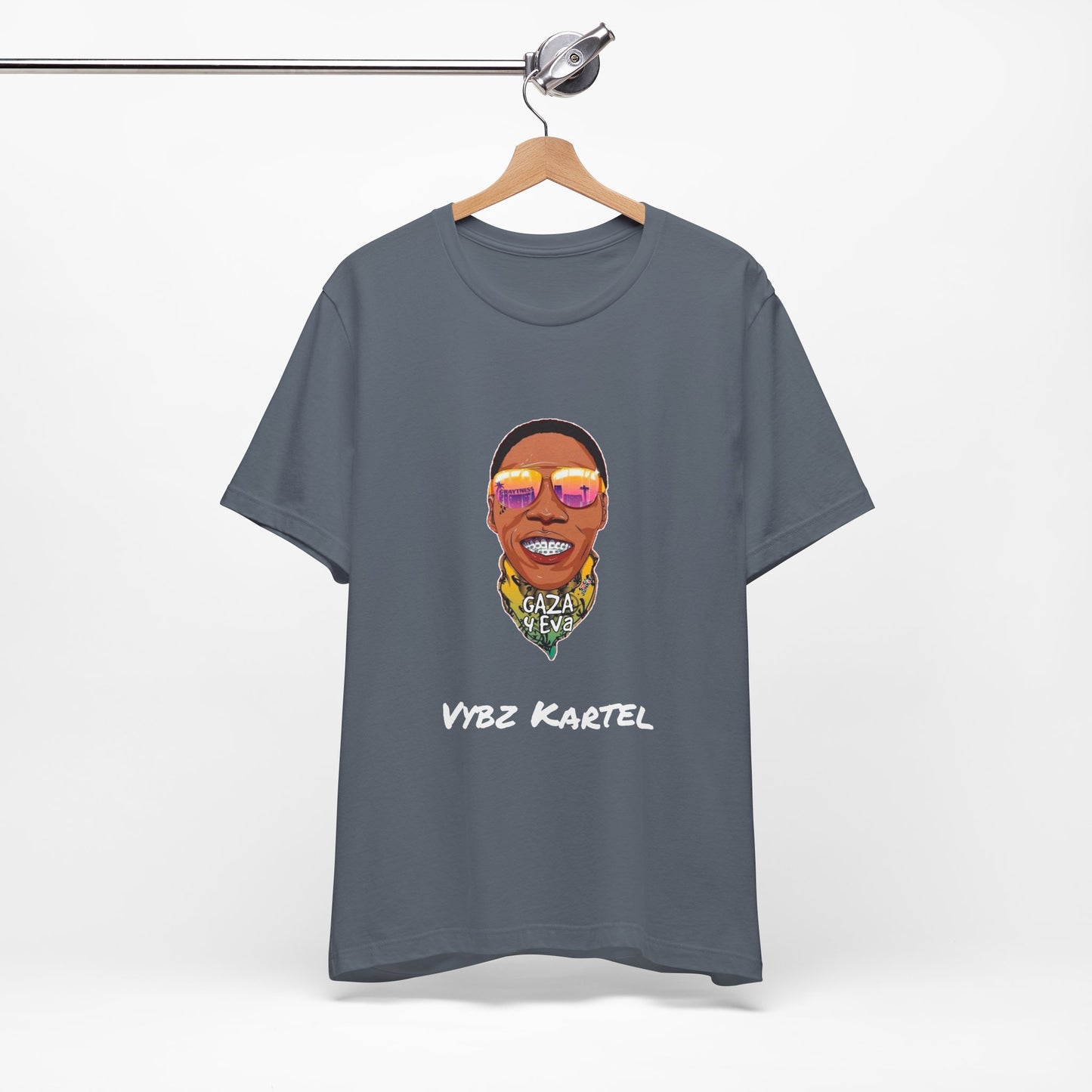 Vybz Kartel World Boss is Free Shirt | Gaza 4 Eva | Bold & Stylish Graphic Tee | Show Your Support for Vybz Kartel | Adidja Palmer Free