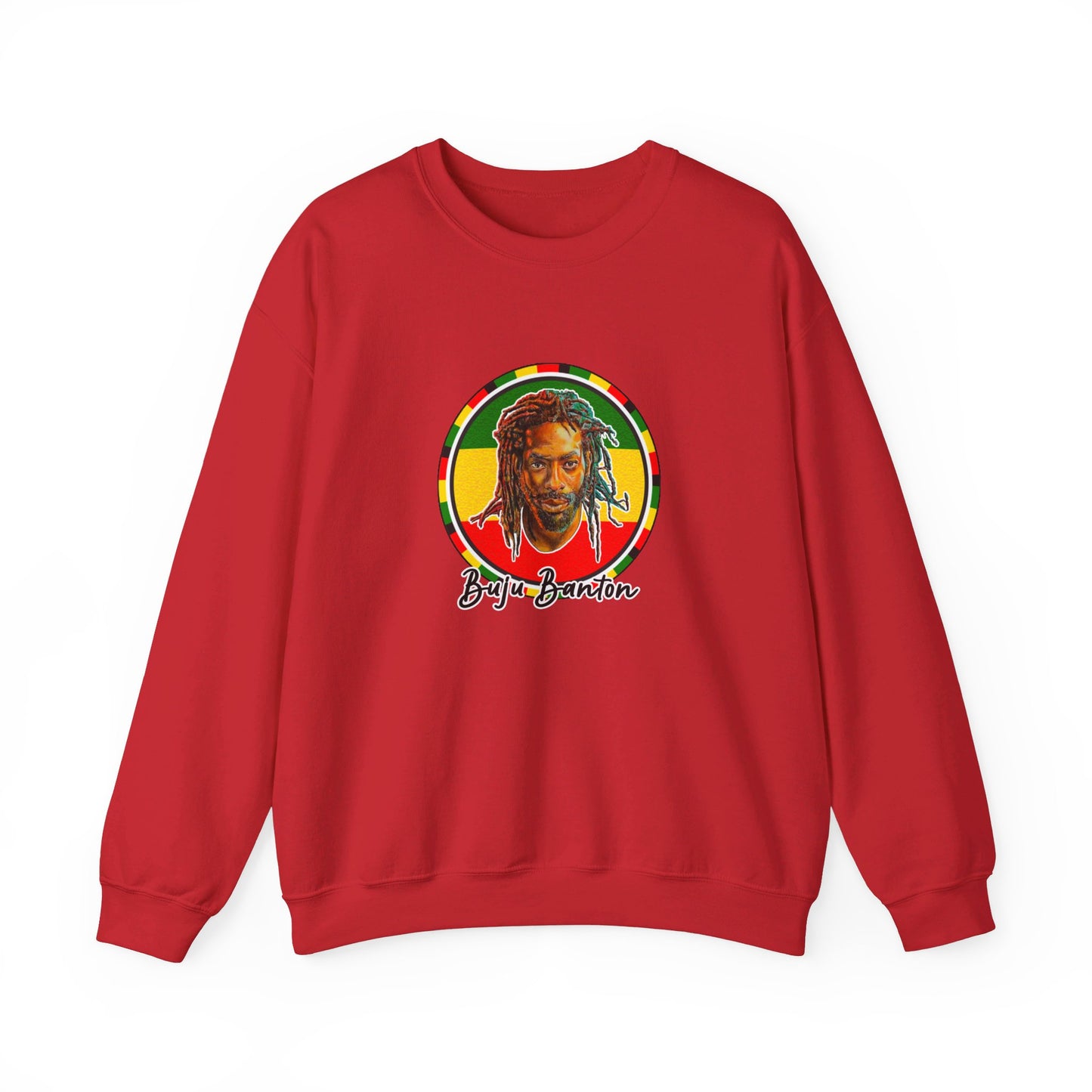 Buju Banton Iconic Sweatshirt - Premium Reggae Merch | Limited Edition Reggae Dancehall Sweater | Buju Old School Dub