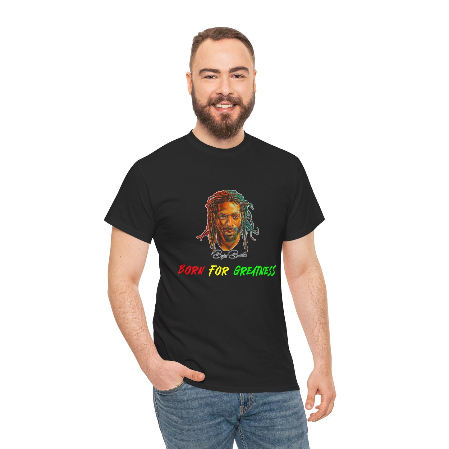 Buju Banton "Born for Greatness" Shirt , Celebrate Reggae Legend with Iconic Apparel , Reggae Music Icon