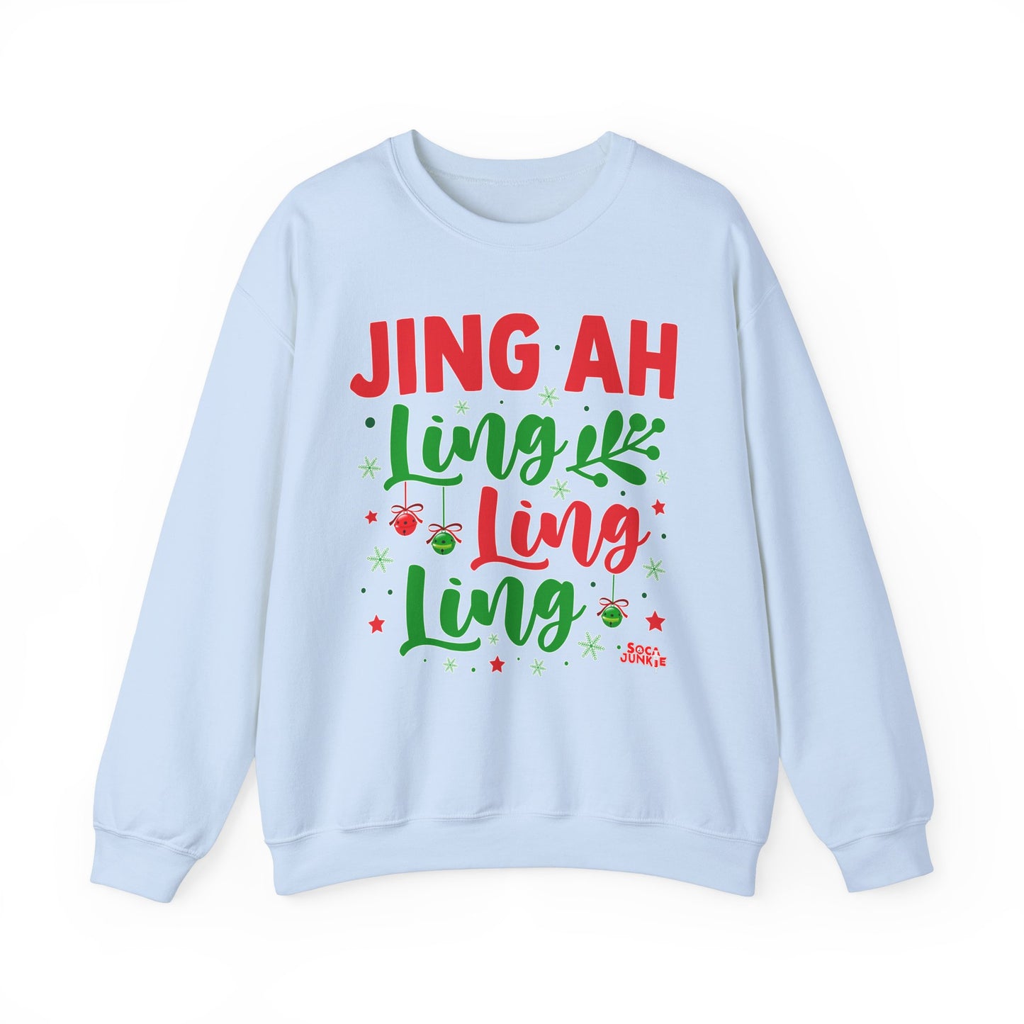 Jing Ah Ling Ling Ling Christmas Sweatshirt, Fun Holiday Sweatshirt,  Caribbean Christmas Apparel , Perfect Gift for Men & Women West Indian