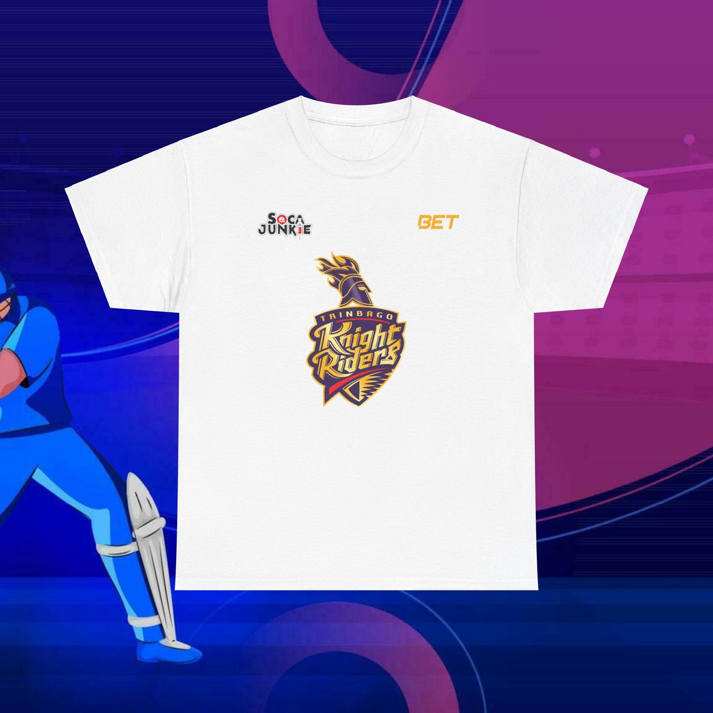 Trinbago Knight Riders TKR Cricket Shirt | Stylish Fan T-Shirt | Comfortable Sportswear TKR Cricket Caribbean West Indies CPL