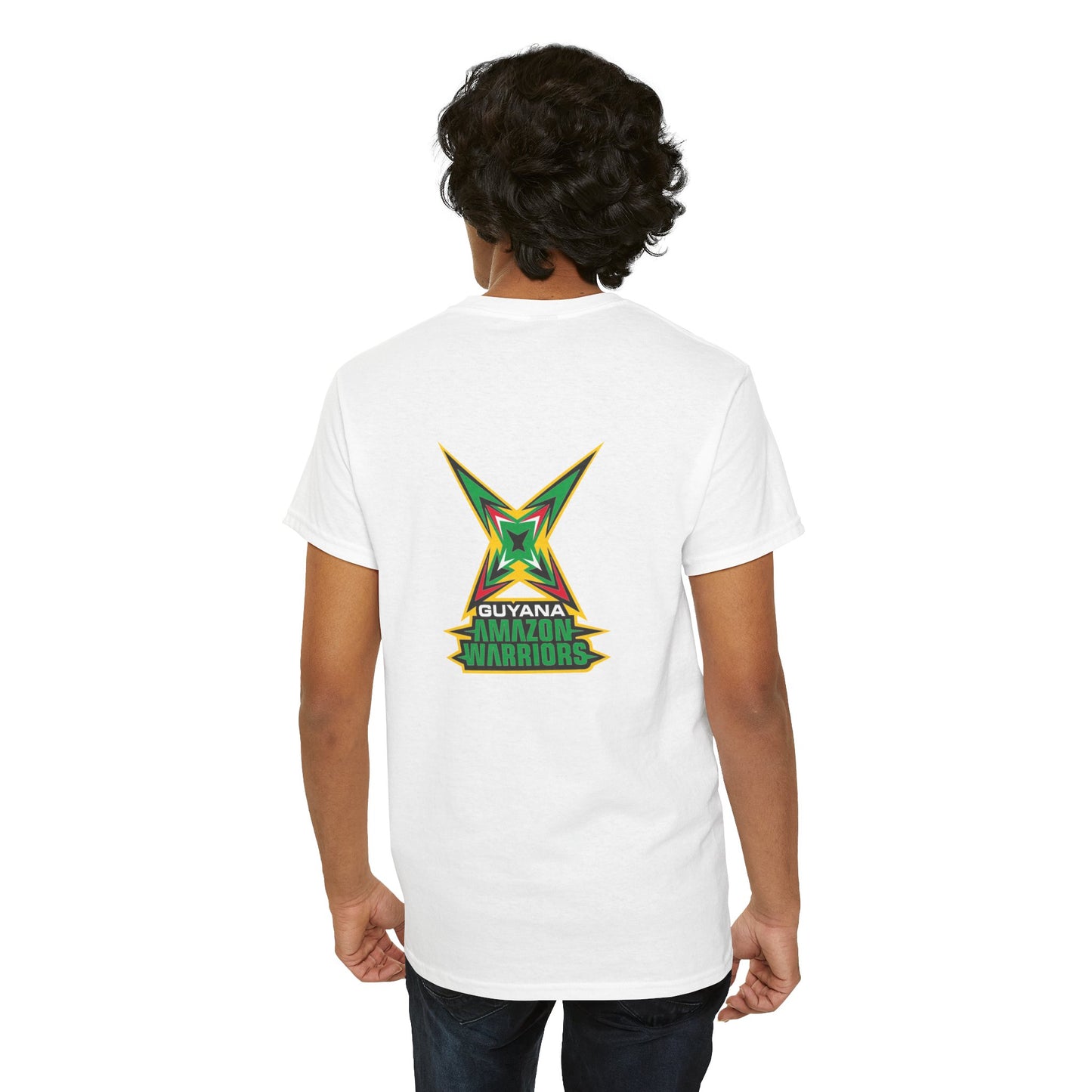 Guyana Amazon Warriors T-Shirt, Double Sided Print CPL Shirt, Cricket Sports Fan Gear , Unisex CPL Cricket Tee, Guyana Cricket, Rush Ship Available