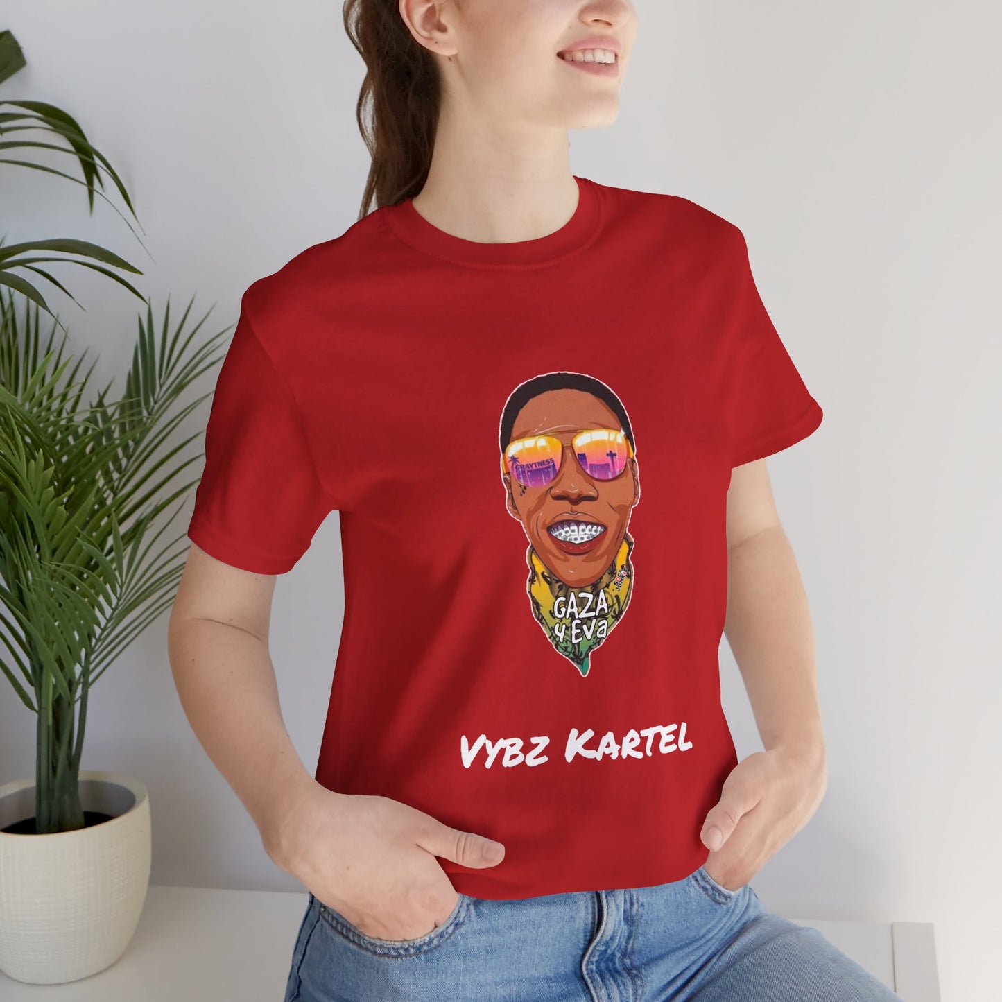 Vybz Kartel World Boss is Free Shirt | Gaza 4 Eva | Bold & Stylish Graphic Tee | Show Your Support for Vybz Kartel | Adidja Palmer Free