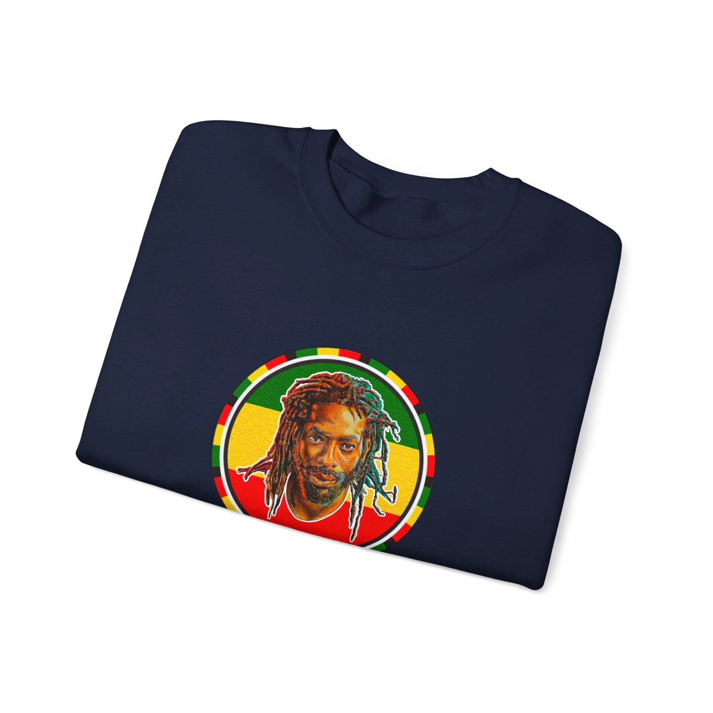 Buju Banton Iconic Sweatshirt - Premium Reggae Merch | Limited Edition Reggae Dancehall Sweater | Buju Old School Dub