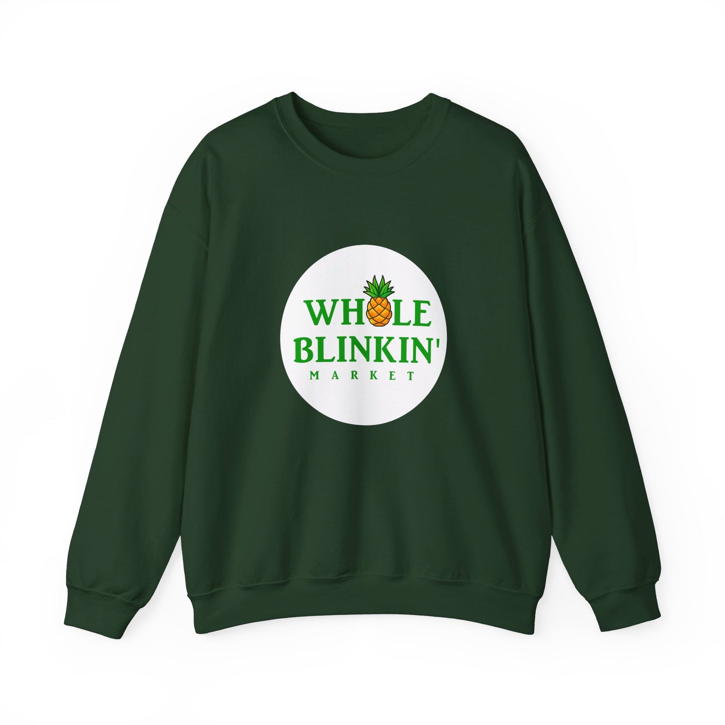 The Whole Blinkin Market Sweatshirt, Perfect for Shoppers with Style , Crewneck Sweatshirt, Nadia Batson, Caribbean West Indian Shirt