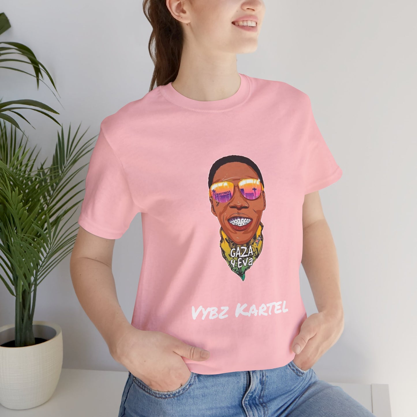 Vybz Kartel World Boss is Free Shirt | Gaza 4 Eva | Bold & Stylish Graphic Tee | Show Your Support for Vybz Kartel | Adidja Palmer Free