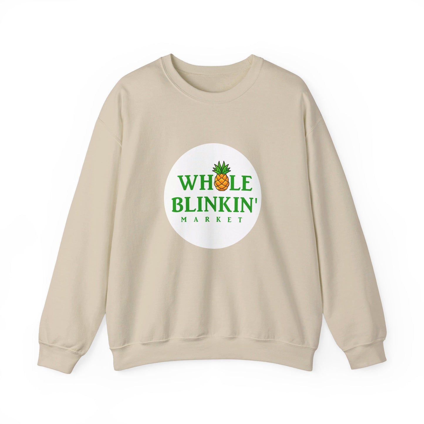 The Whole Blinkin Market Sweatshirt, Perfect for Shoppers with Style , Crewneck Sweatshirt, Nadia Batson, Caribbean West Indian Shirt