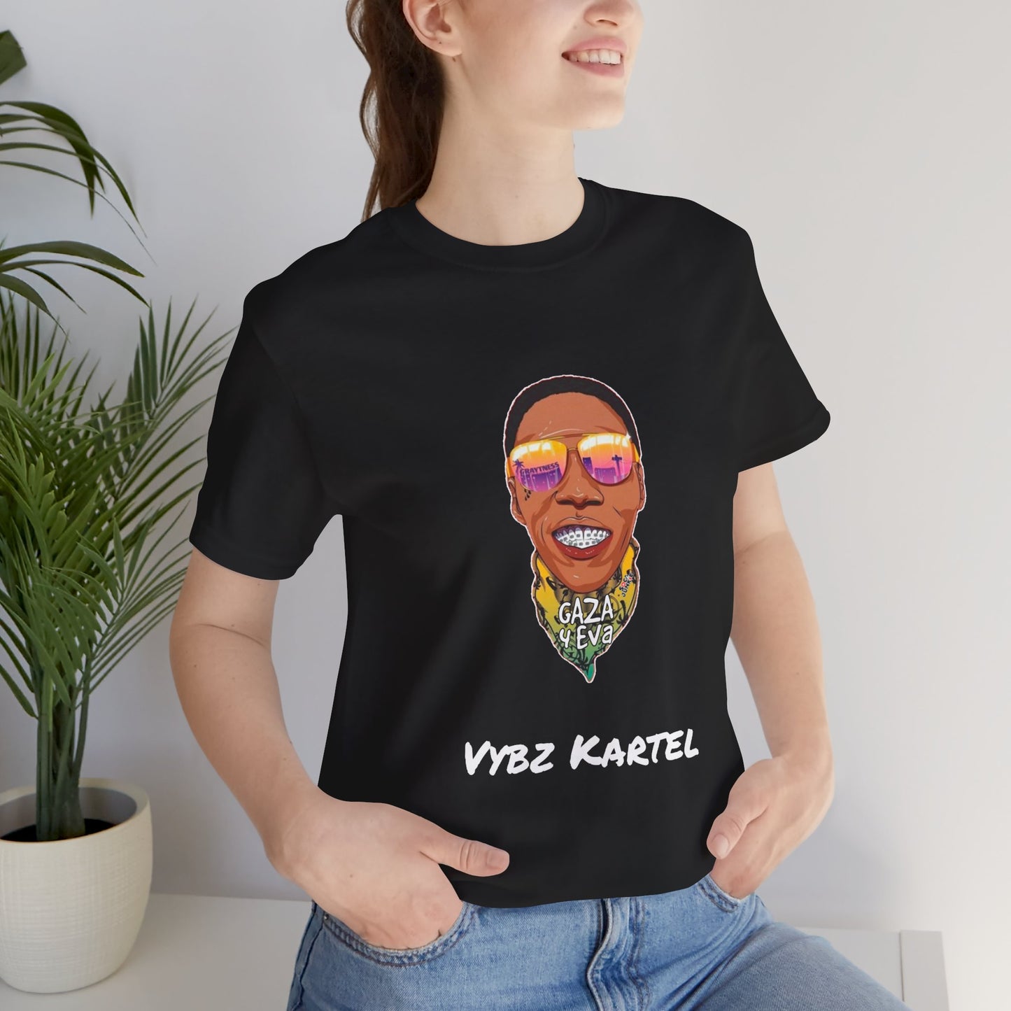 Vybz Kartel World Boss is Free Shirt | Gaza 4 Eva | Bold & Stylish Graphic Tee | Show Your Support for Vybz Kartel | Adidja Palmer Free