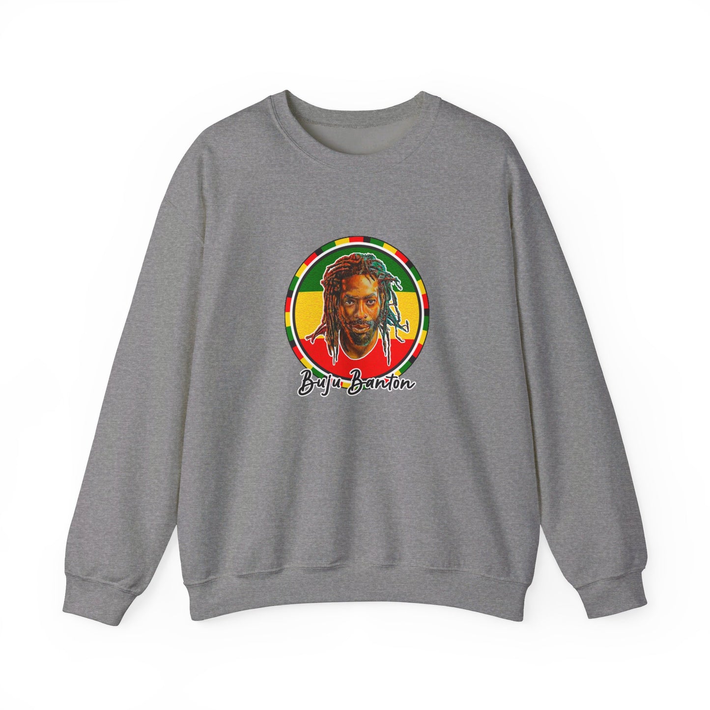 Buju Banton Iconic Sweatshirt - Premium Reggae Merch | Limited Edition Reggae Dancehall Sweater | Buju Old School Dub