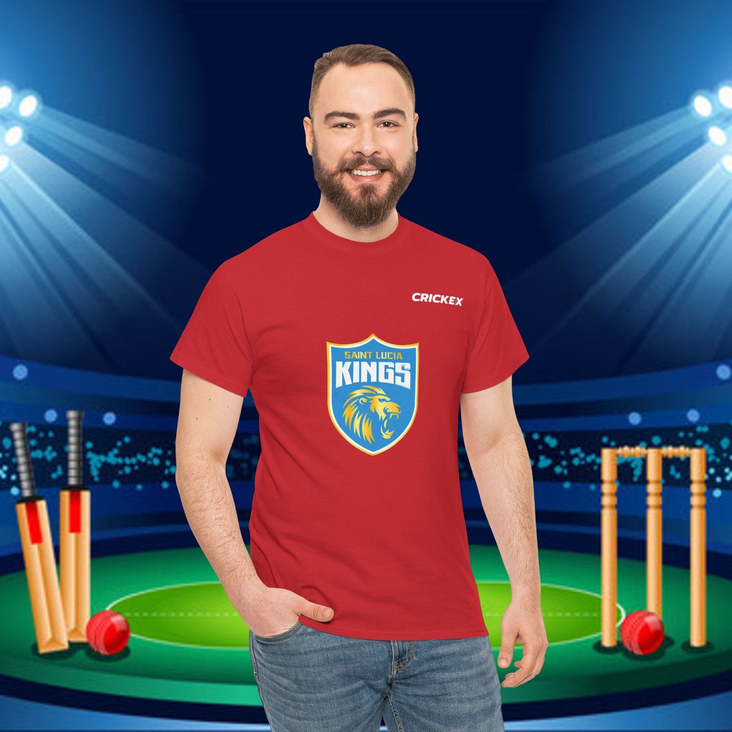 St. Lucia Kings CPL Cricket Shirt  | Caribbean Premier League Merchandise Replica | Cricket Fan Gear | Stylish Sportswear