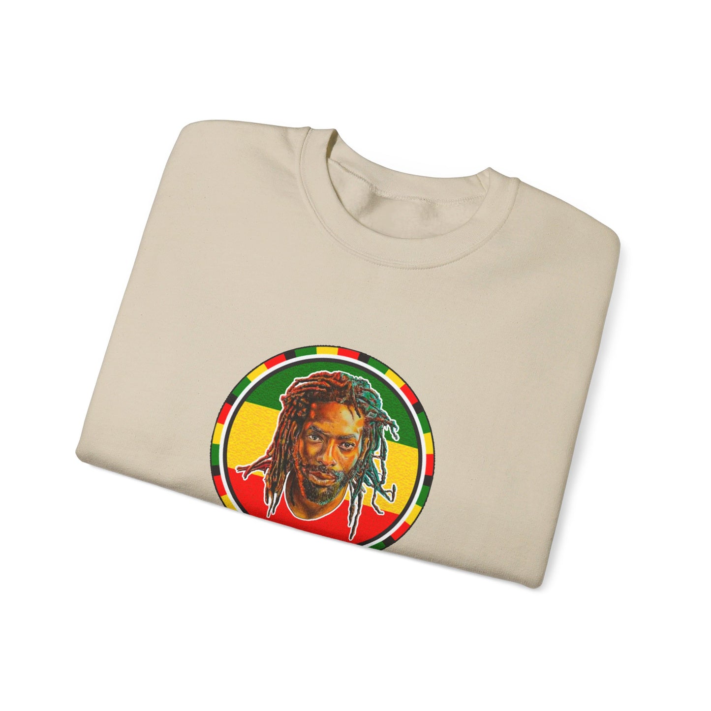 Buju Banton Iconic Sweatshirt - Premium Reggae Merch | Limited Edition Reggae Dancehall Sweater | Buju Old School Dub