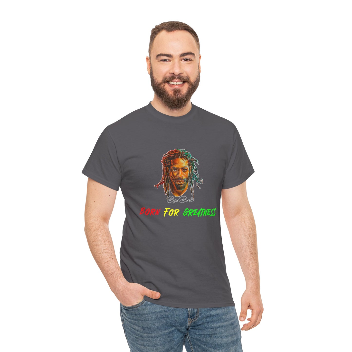 Buju Banton "Born for Greatness" Shirt , Celebrate Reggae Legend with Iconic Apparel , Reggae Music Icon