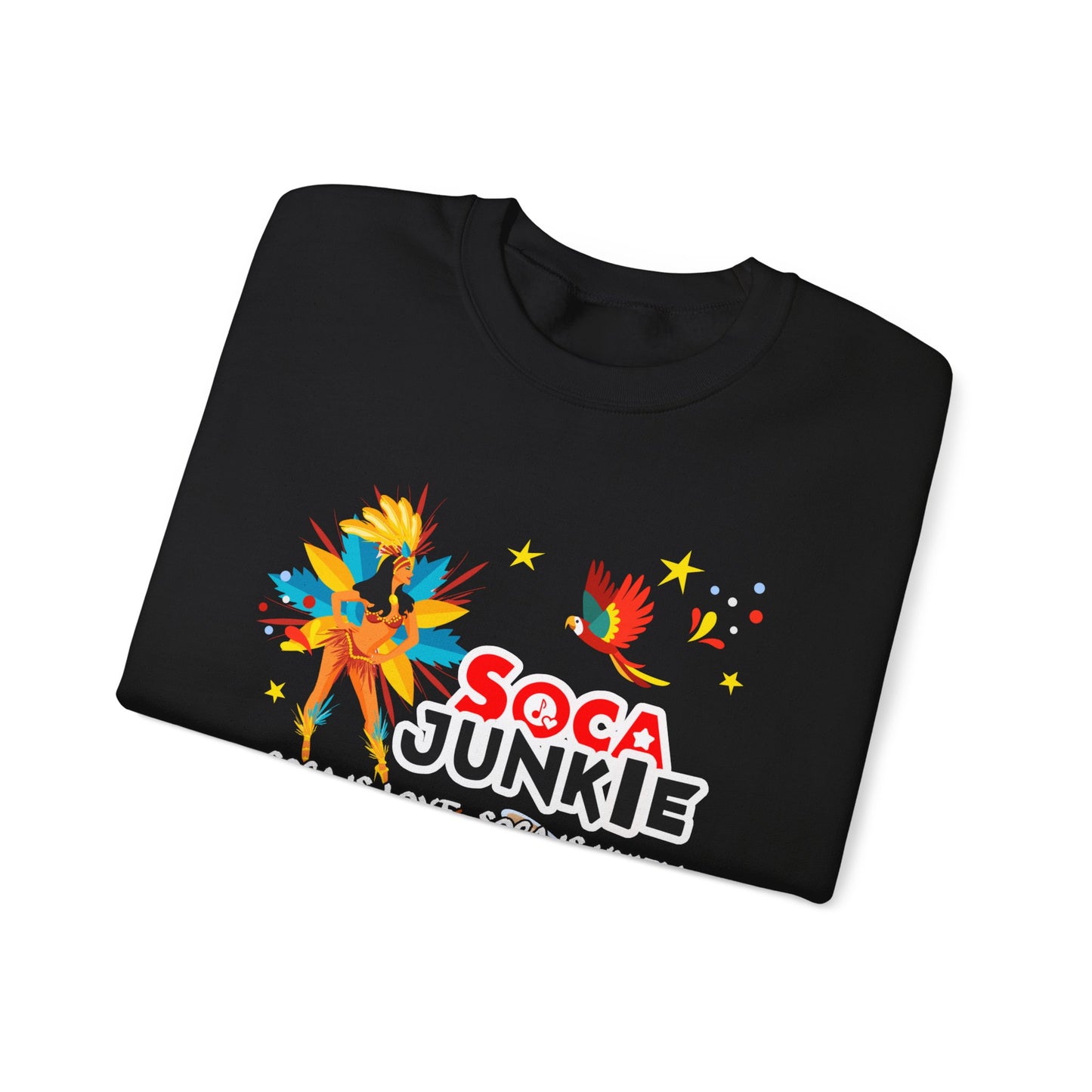 Exclusive Soca Junkie Sweatshirt | Soca is Love, Soca is Unity | Premium Graphic Apparel | Trendy Graphic Sweater | Perfect Gift for Holiday