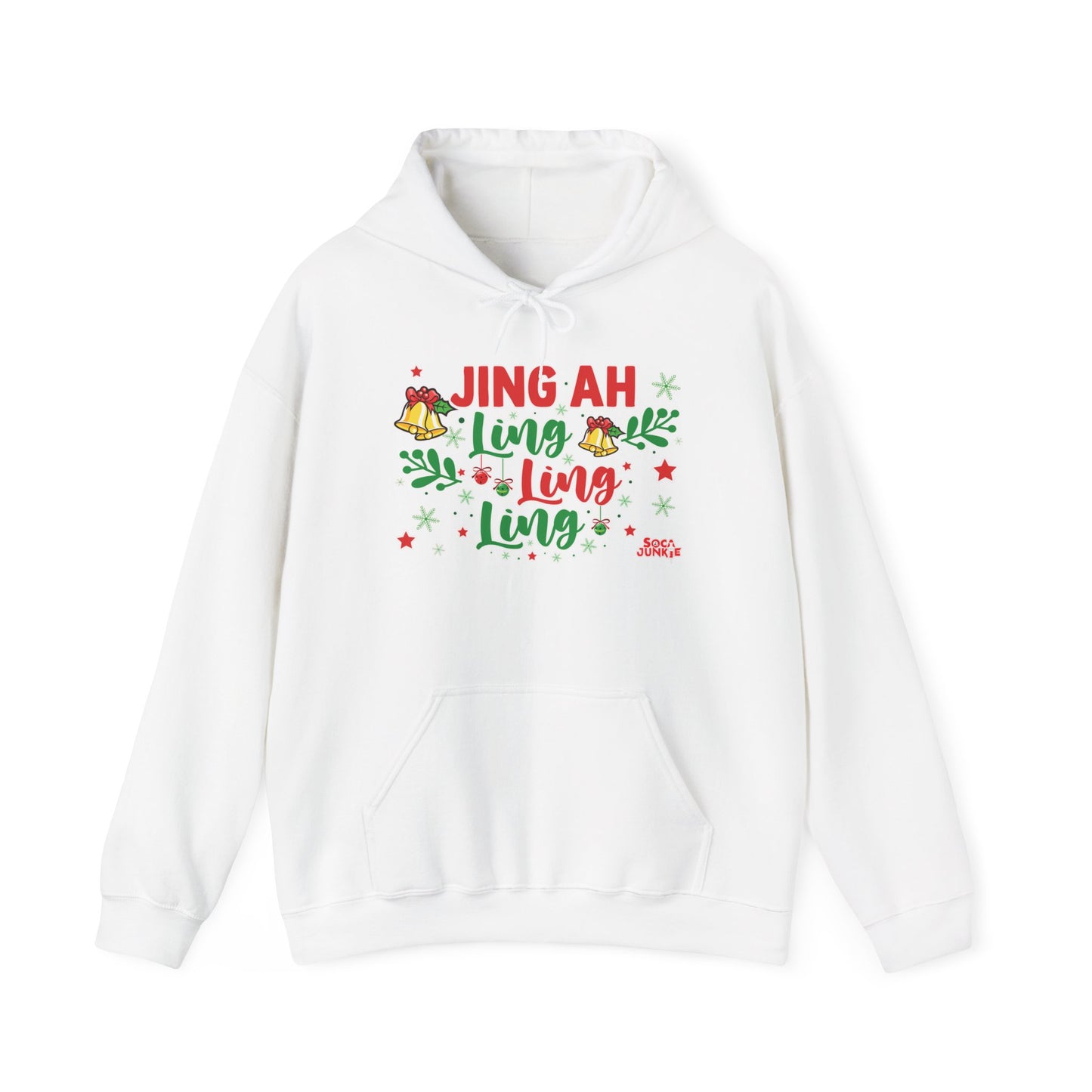 Jing Ah Ling Ling Ling Christmas Hoodie, Fun Holiday Sweatshirt,  Caribbean Christmas Apparel , Perfect Gift West Indian Christmas Hoody