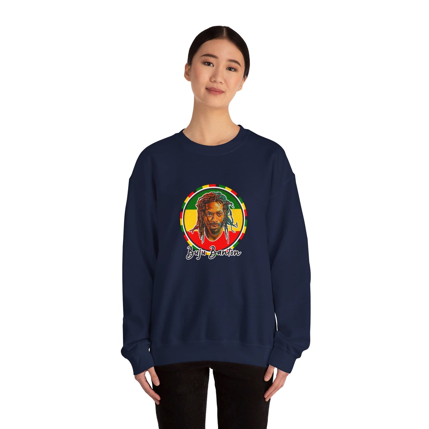 Buju Banton Iconic Sweatshirt - Premium Reggae Merch | Limited Edition Reggae Dancehall Sweater | Buju Old School Dub