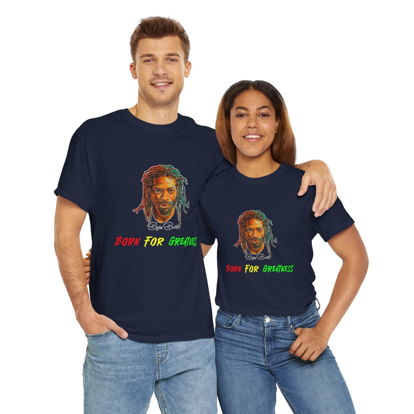 Buju Banton "Born for Greatness" Shirt , Celebrate Reggae Legend with Iconic Apparel , Reggae Music Icon