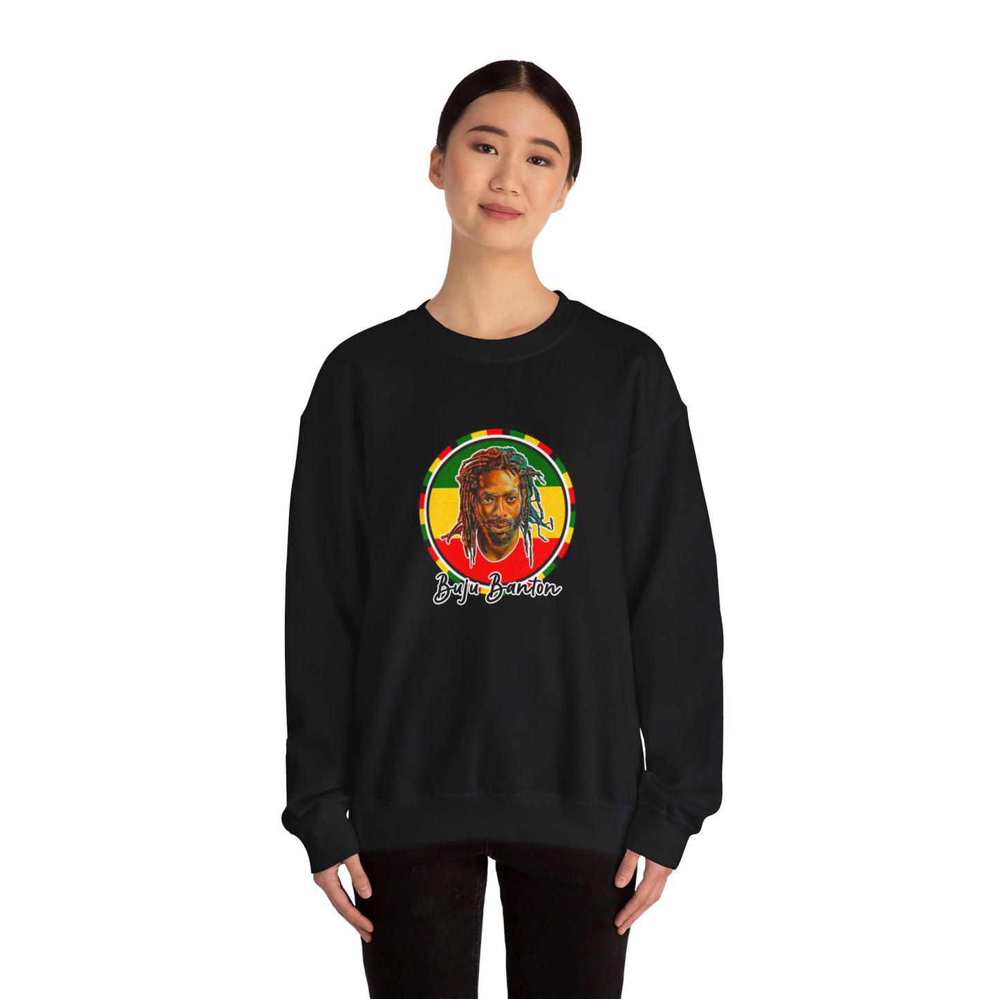 Buju Banton Iconic Sweatshirt - Premium Reggae Merch | Limited Edition Reggae Dancehall Sweater | Buju Old School Dub