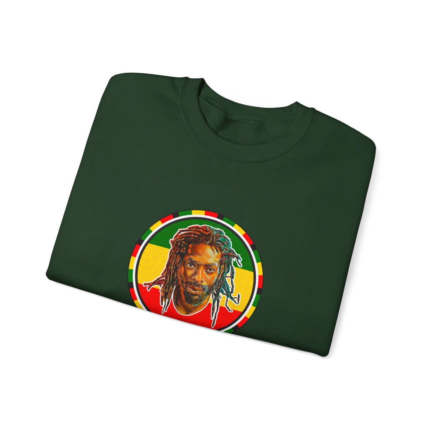 Buju Banton Iconic Sweatshirt - Premium Reggae Merch | Limited Edition Reggae Dancehall Sweater | Buju Old School Dub