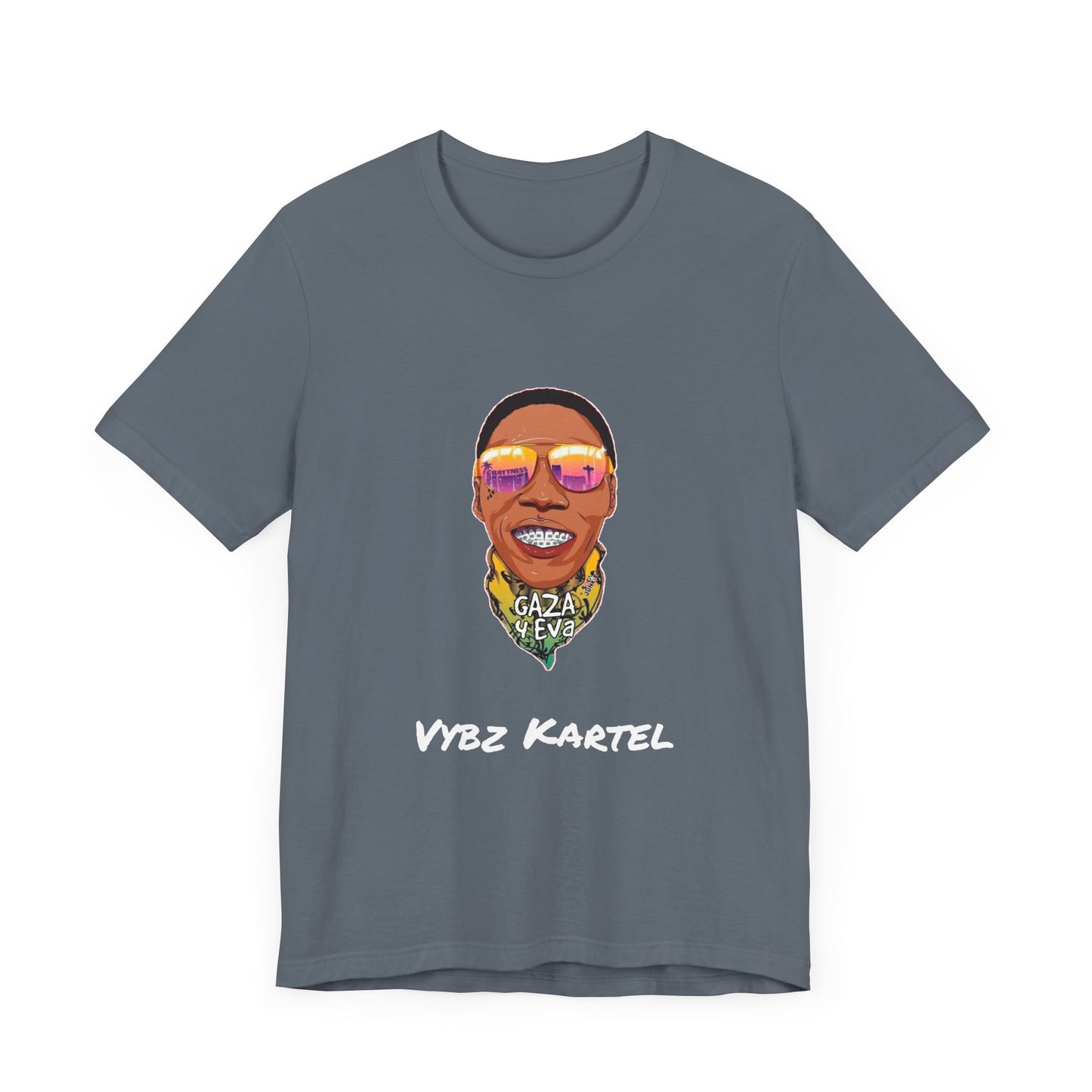 Vybz Kartel World Boss is Free Shirt | Gaza 4 Eva | Bold & Stylish Graphic Tee | Show Your Support for Vybz Kartel | Adidja Palmer Free