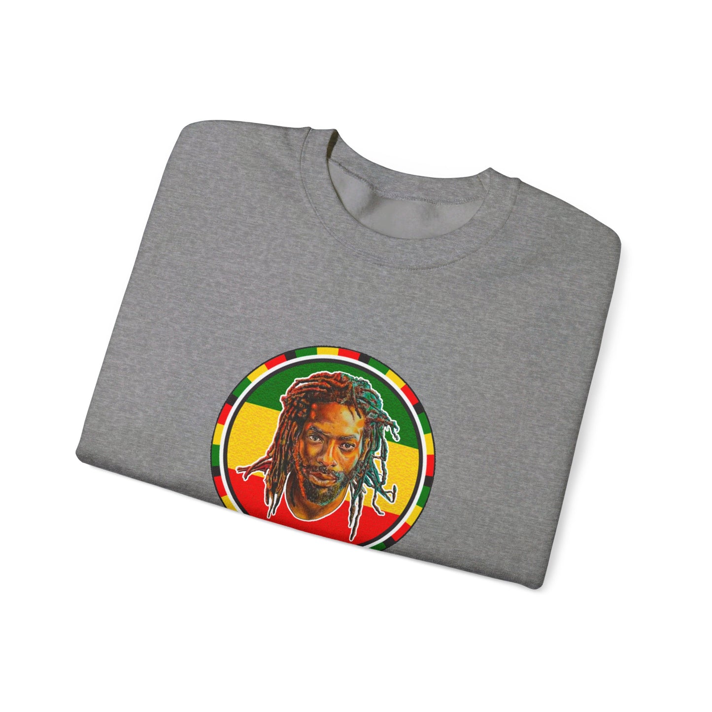 Buju Banton Iconic Sweatshirt - Premium Reggae Merch | Limited Edition Reggae Dancehall Sweater | Buju Old School Dub