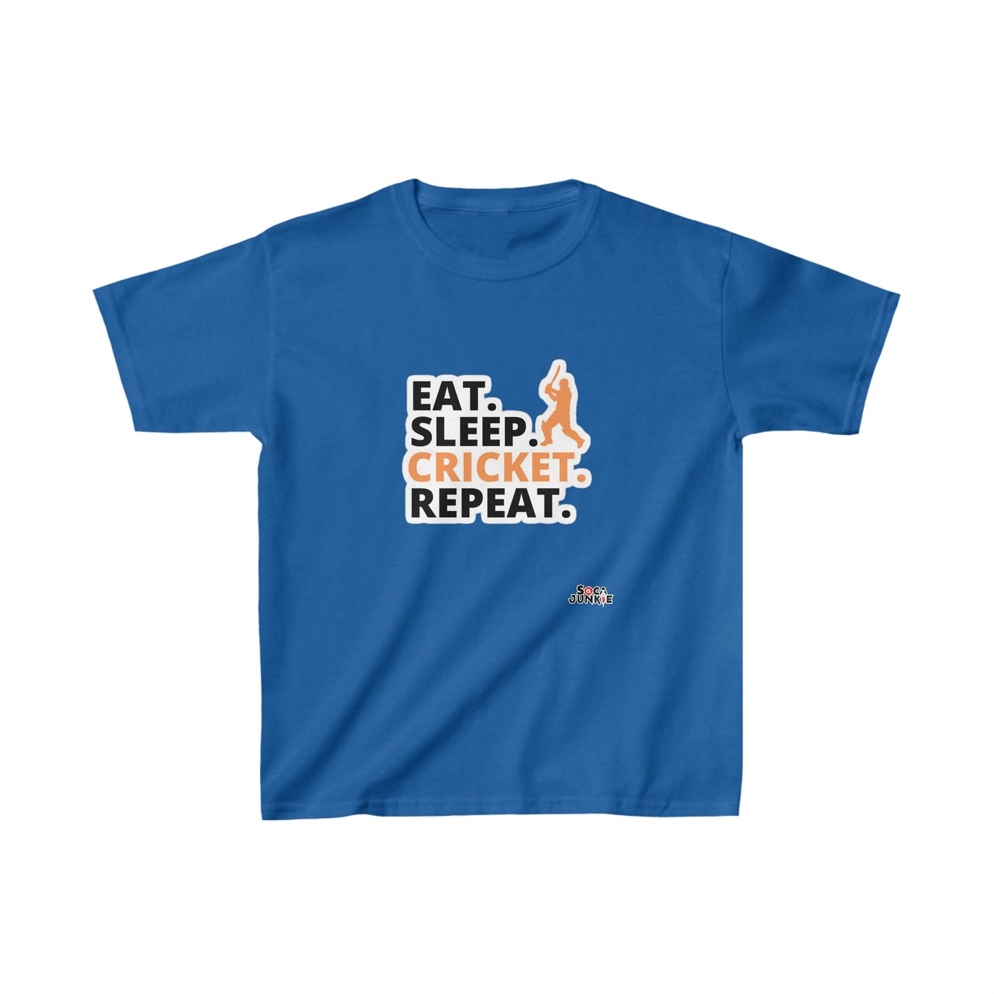 Kids Eat Sleep Cricket Repeat T20 CPL World Cup USA West Indies Pakistan India Unisex Jersey Short Sleeve Tee , Cricket fans Worldwide