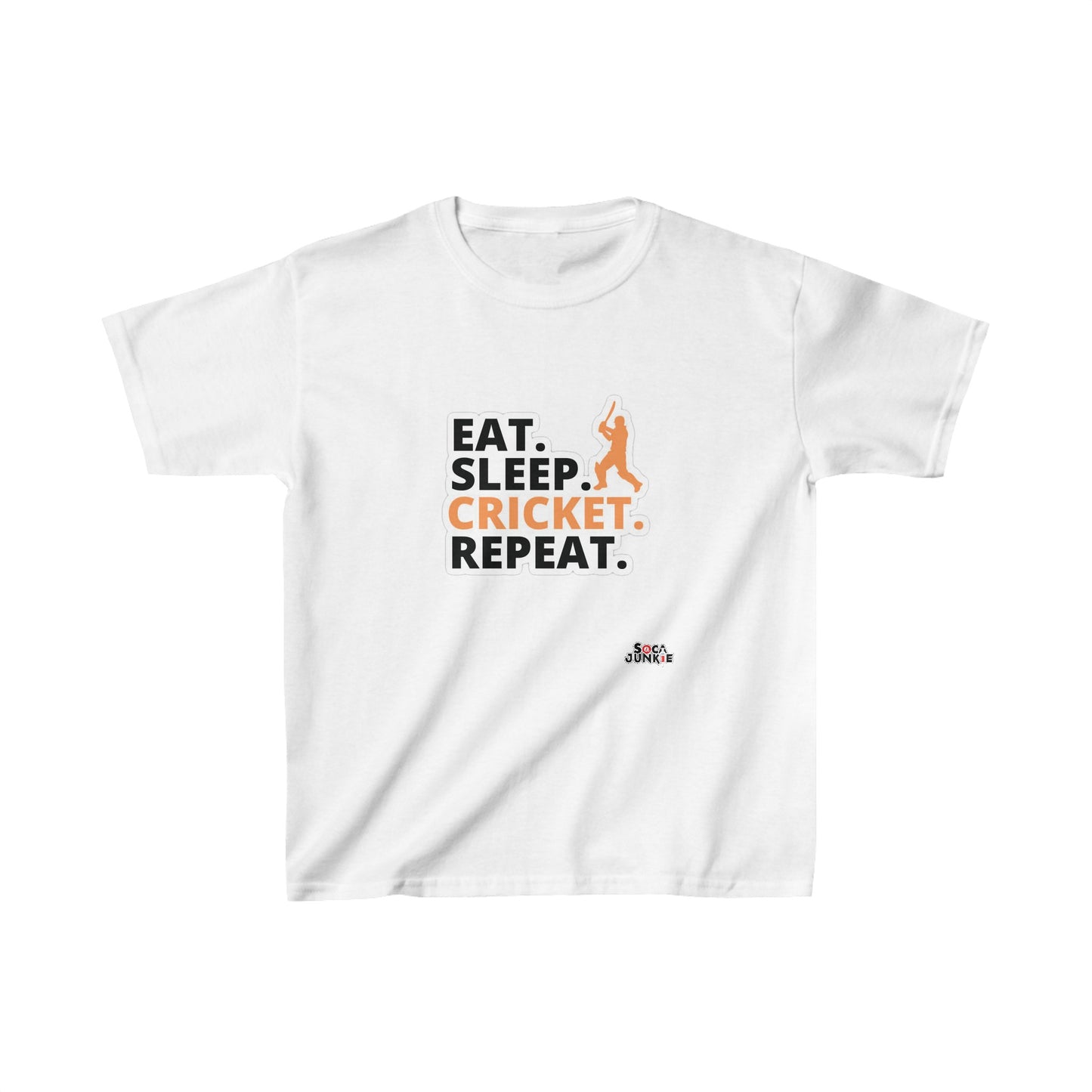 Kids Eat Sleep Cricket Repeat T20 CPL World Cup USA West Indies Pakistan India Unisex Jersey Short Sleeve Tee , Cricket fans Worldwide