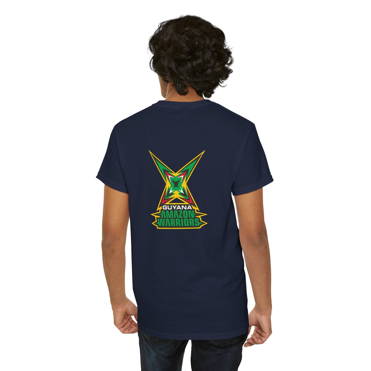 Guyana Amazon Warriors T-Shirt, Double Sided Print CPL Shirt, Cricket Sports Fan Gear , Unisex CPL Cricket Tee, Guyana Cricket, Rush Ship Available