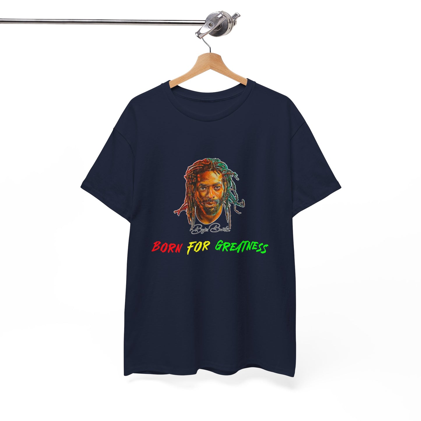 Buju Banton "Born for Greatness" Shirt , Celebrate Reggae Legend with Iconic Apparel , Reggae Music Icon