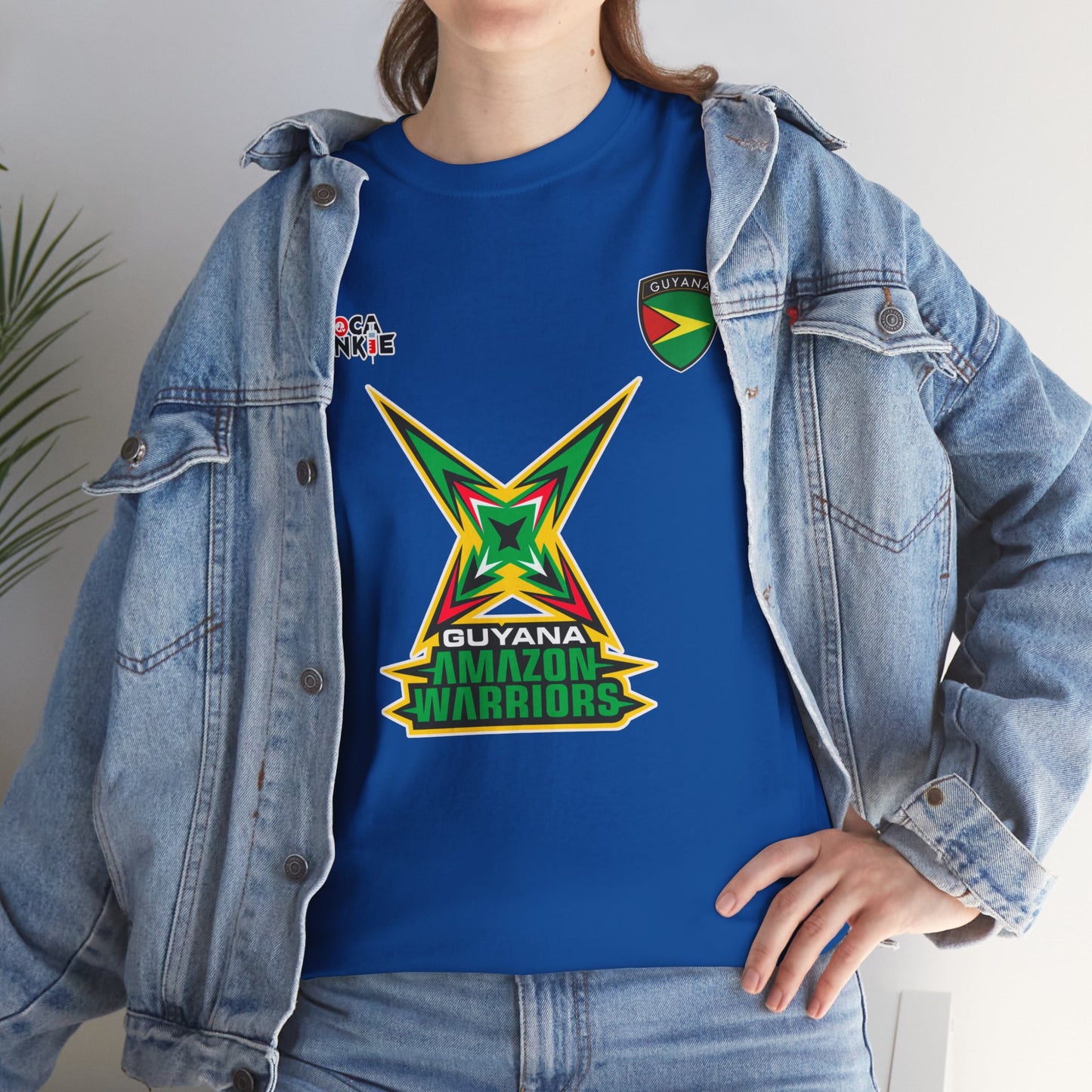 Guyana Amazon Warriors CPL Shirt  Official Cricket Shirt by Soca Junkie | Guyana Amazon Warriors Fan Gear | Comfortable Sportswear