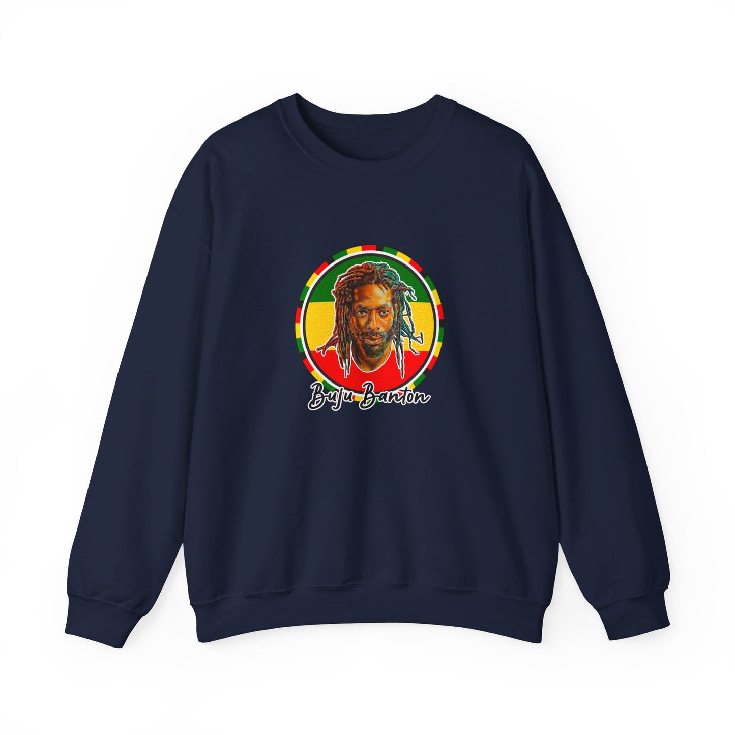 Buju Banton Iconic Sweatshirt - Premium Reggae Merch | Limited Edition Reggae Dancehall Sweater | Buju Old School Dub