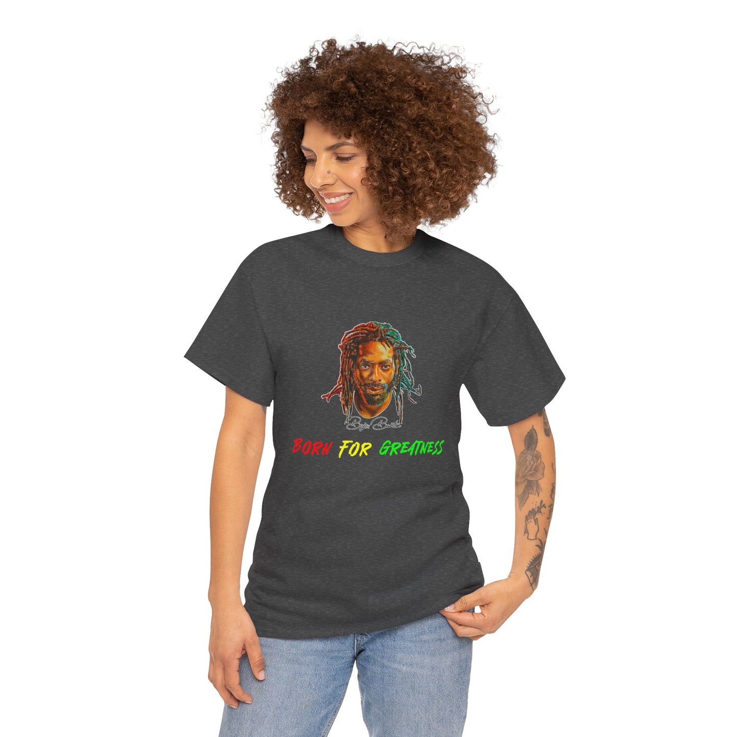 Buju Banton "Born for Greatness" Shirt , Celebrate Reggae Legend with Iconic Apparel , Reggae Music Icon