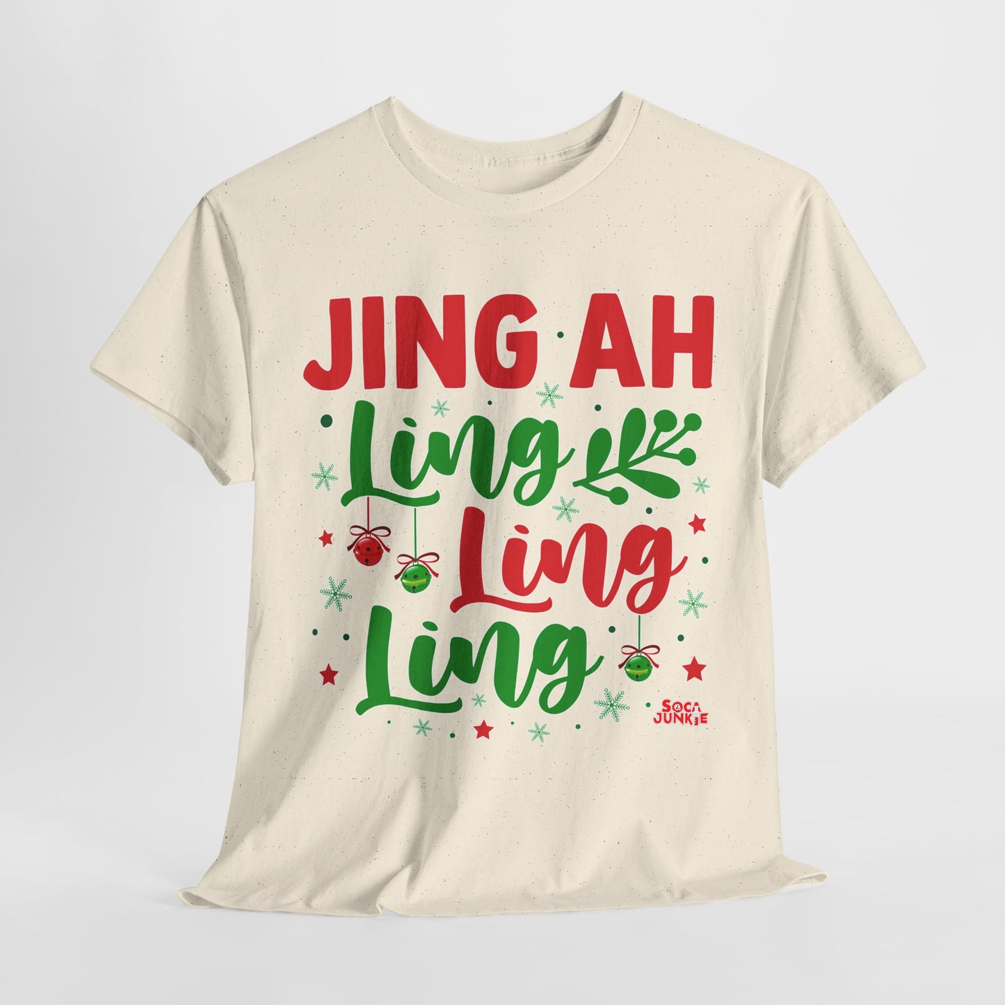 Jing Ah Ling Ling Ling Trini Guyanese Christmas Tshirt,  Fun Holiday Tee, Caribbean Christmas Shirt , Perfect Gift for Men & Women, Rasika