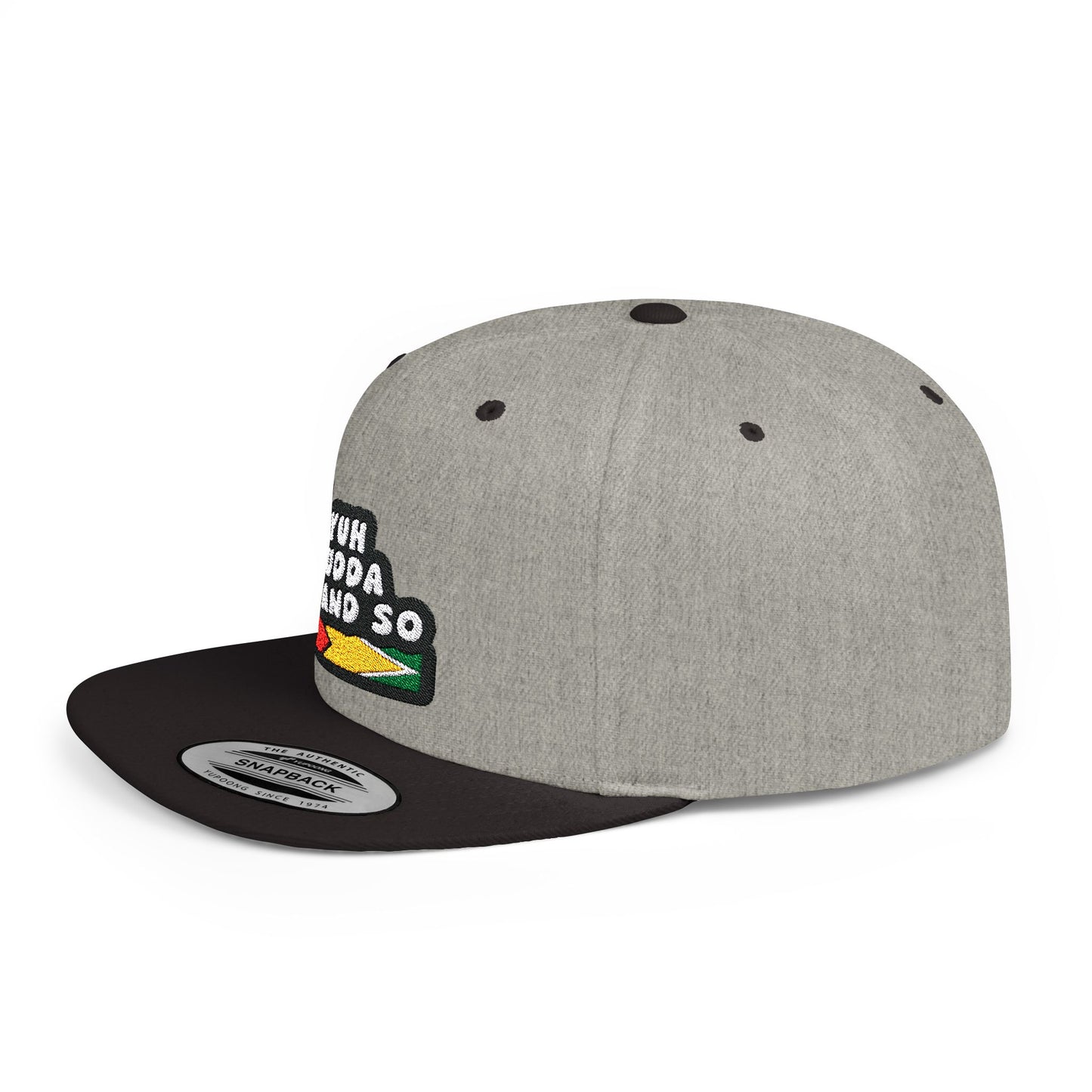 Guyana Flag Yuh Mudda So and So Snapback Hat, Embroidery Caribbean Cap, Funny Snapback, Trini Hat, Guyanese Baseball Cap, I love Soca