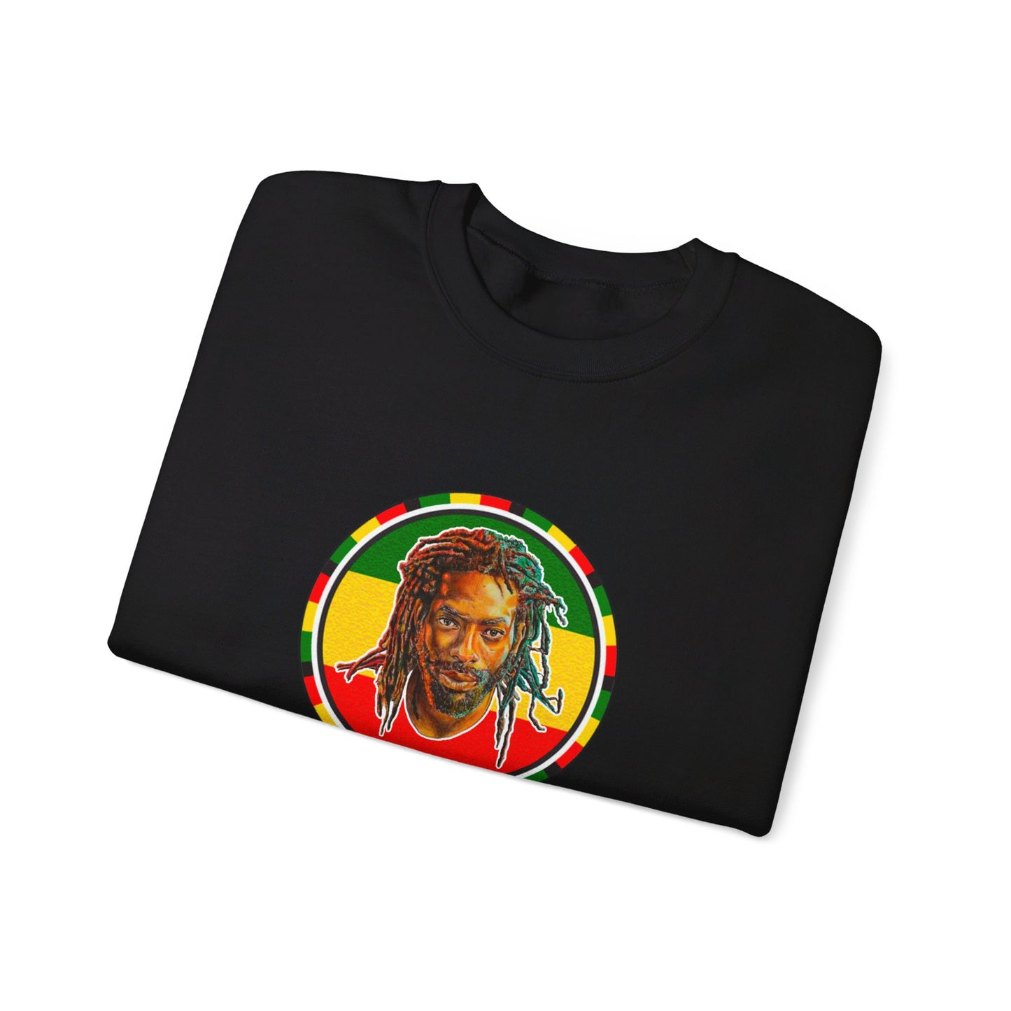 Buju Banton Iconic Sweatshirt - Premium Reggae Merch | Limited Edition Reggae Dancehall Sweater | Buju Old School Dub