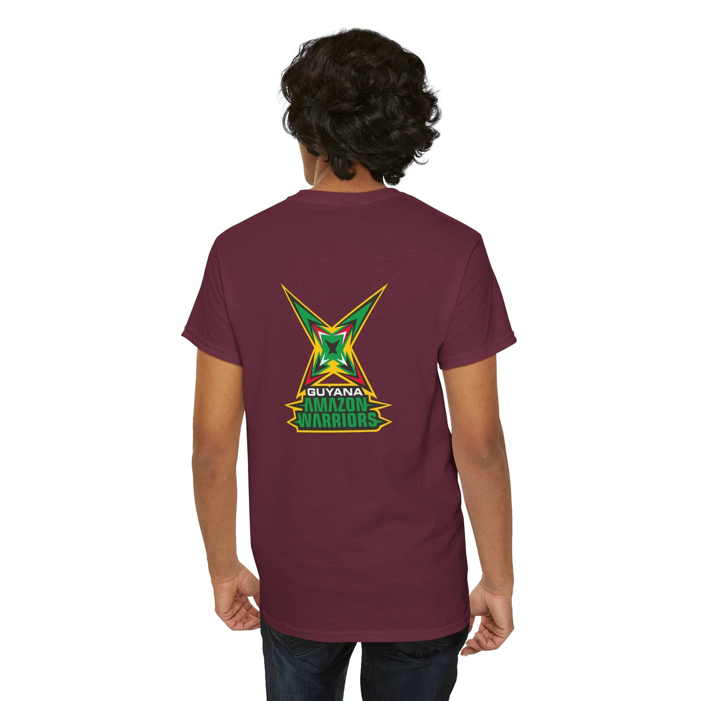 Guyana Amazon Warriors T-Shirt, Double Sided Print CPL Shirt, Cricket Sports Fan Gear , Unisex CPL Cricket Tee, Guyana Cricket, Rush Ship Available