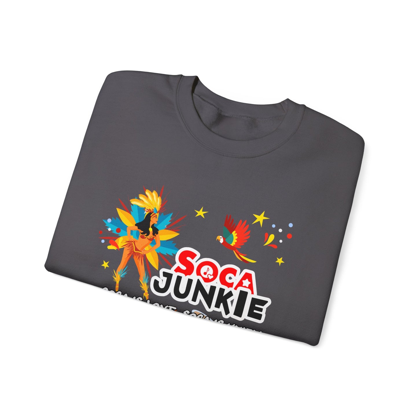 Exclusive Soca Junkie Sweatshirt | Soca is Love, Soca is Unity | Premium Graphic Apparel | Trendy Graphic Sweater | Perfect Gift for Holiday