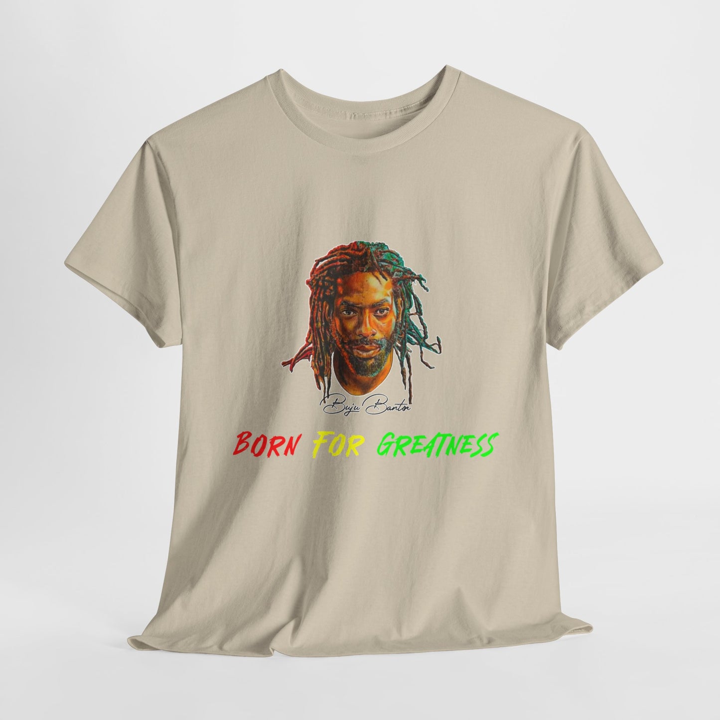 Buju Banton "Born for Greatness" Shirt , Celebrate Reggae Legend with Iconic Apparel , Reggae Music Icon