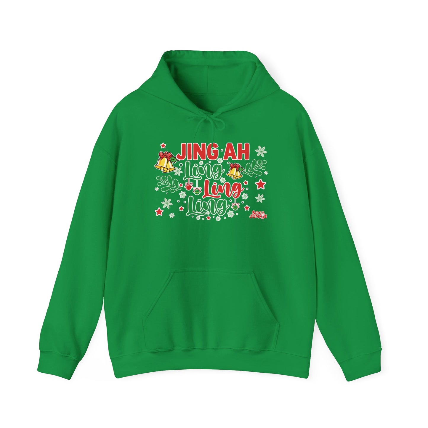 Jing Ah Ling Ling Ling Christmas Hoodie, Fun Holiday Sweatshirt,  Caribbean Christmas Apparel , Perfect Gift West Indian Christmas Hoody