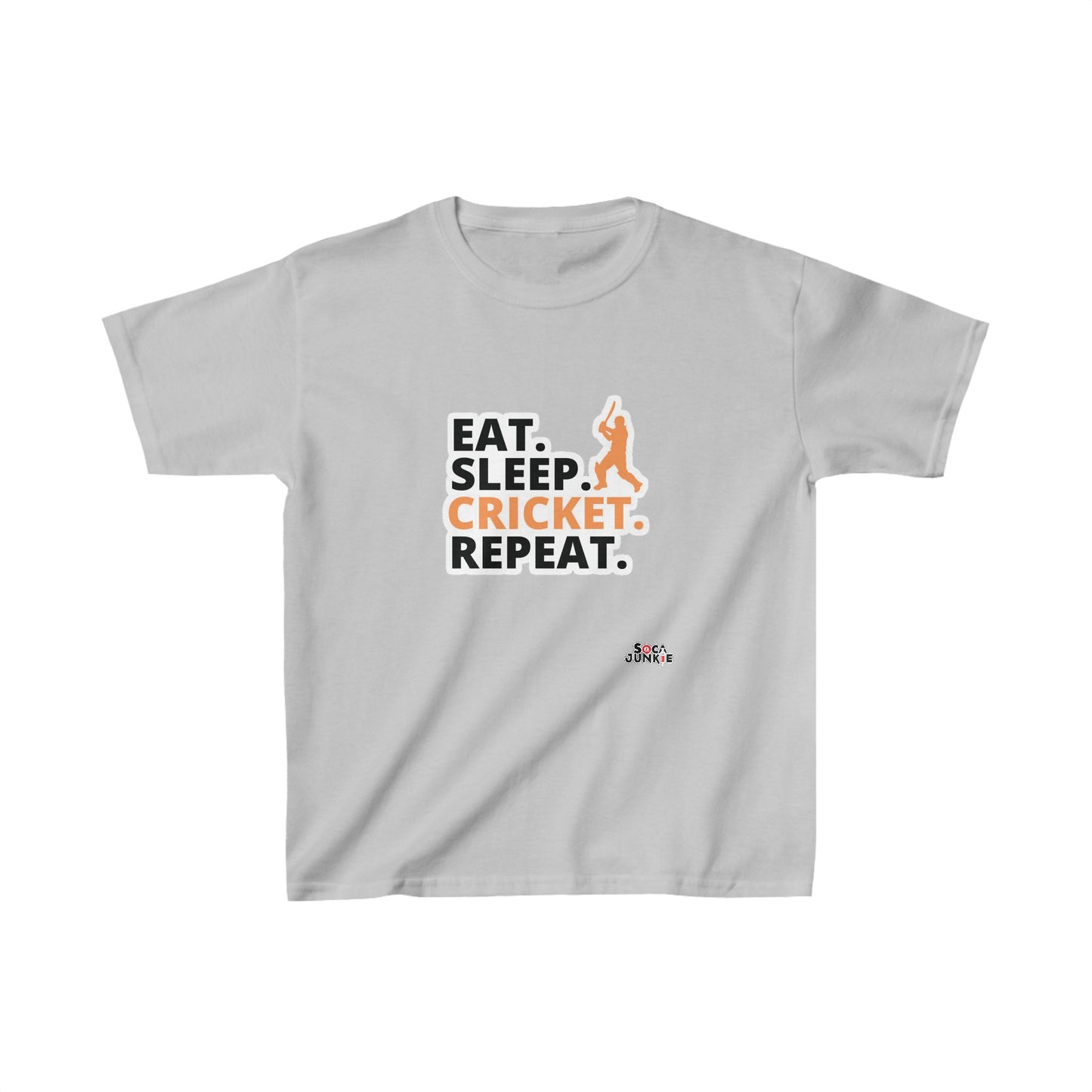 Kids Eat Sleep Cricket Repeat T20 CPL World Cup USA West Indies Pakistan India Unisex Jersey Short Sleeve Tee , Cricket fans Worldwide