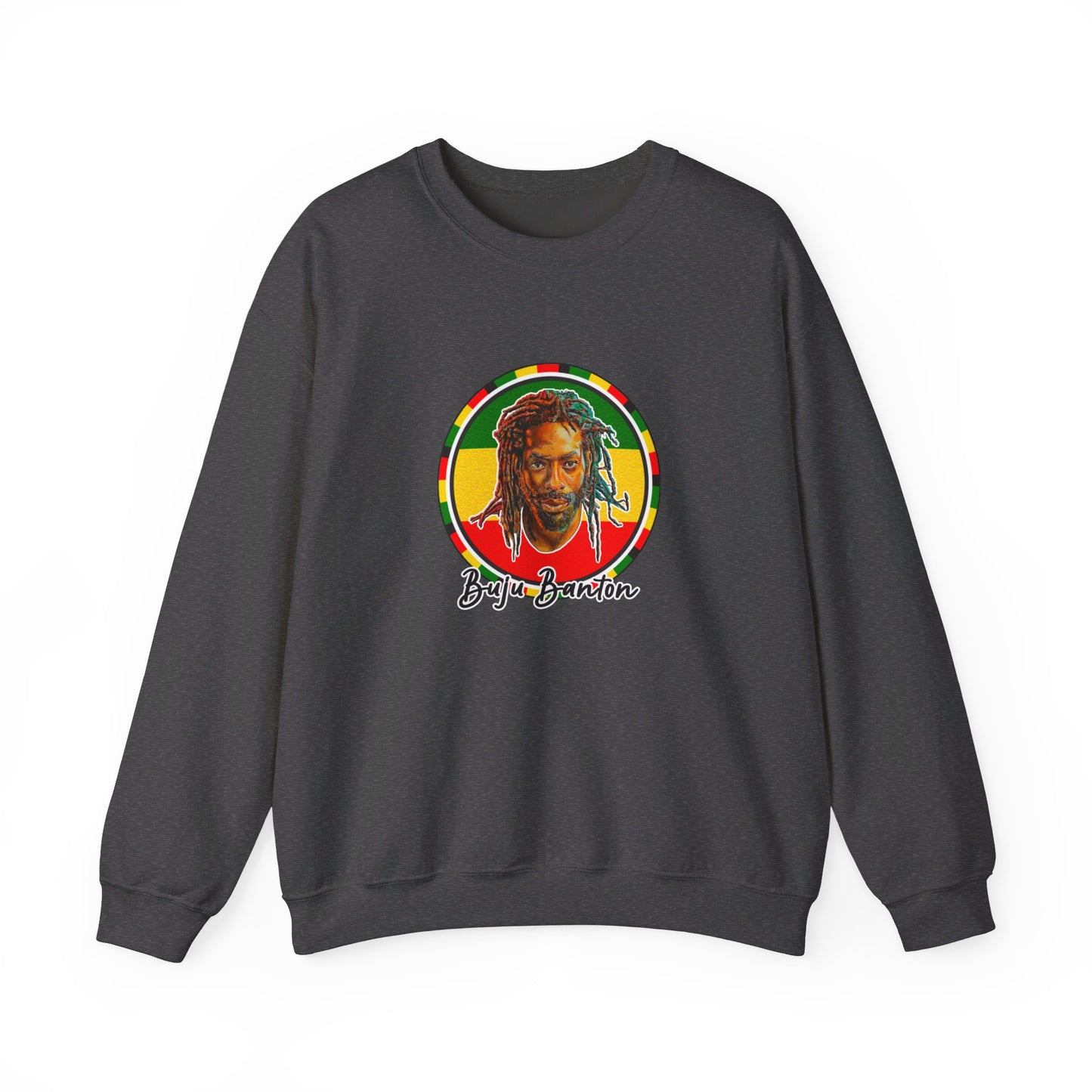 Buju Banton Iconic Sweatshirt - Premium Reggae Merch | Limited Edition Reggae Dancehall Sweater | Buju Old School Dub