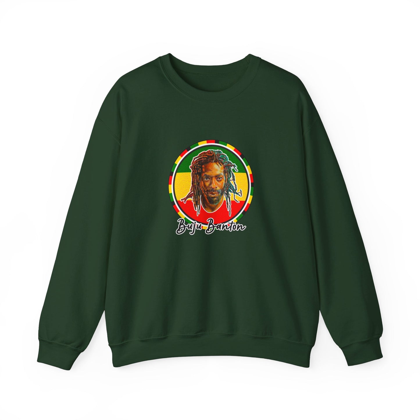 Buju Banton Iconic Sweatshirt - Premium Reggae Merch | Limited Edition Reggae Dancehall Sweater | Buju Old School Dub