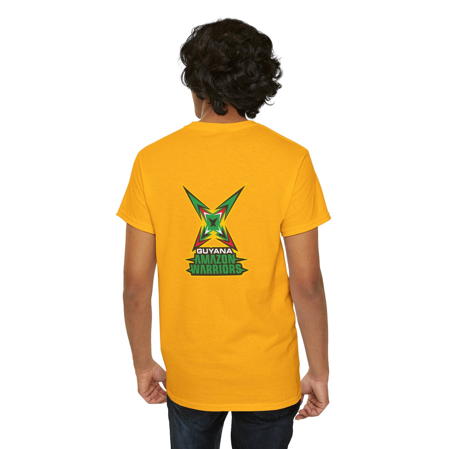 Guyana Amazon Warriors T-Shirt, Double Sided Print CPL Shirt, Cricket Sports Fan Gear , Unisex CPL Cricket Tee, Guyana Cricket, Rush Ship Available